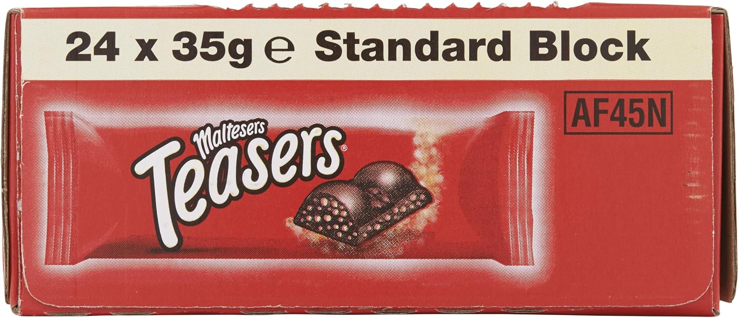 Maltesers Teasers Chocolate Bar Bulk Box, 24 x 35g 6