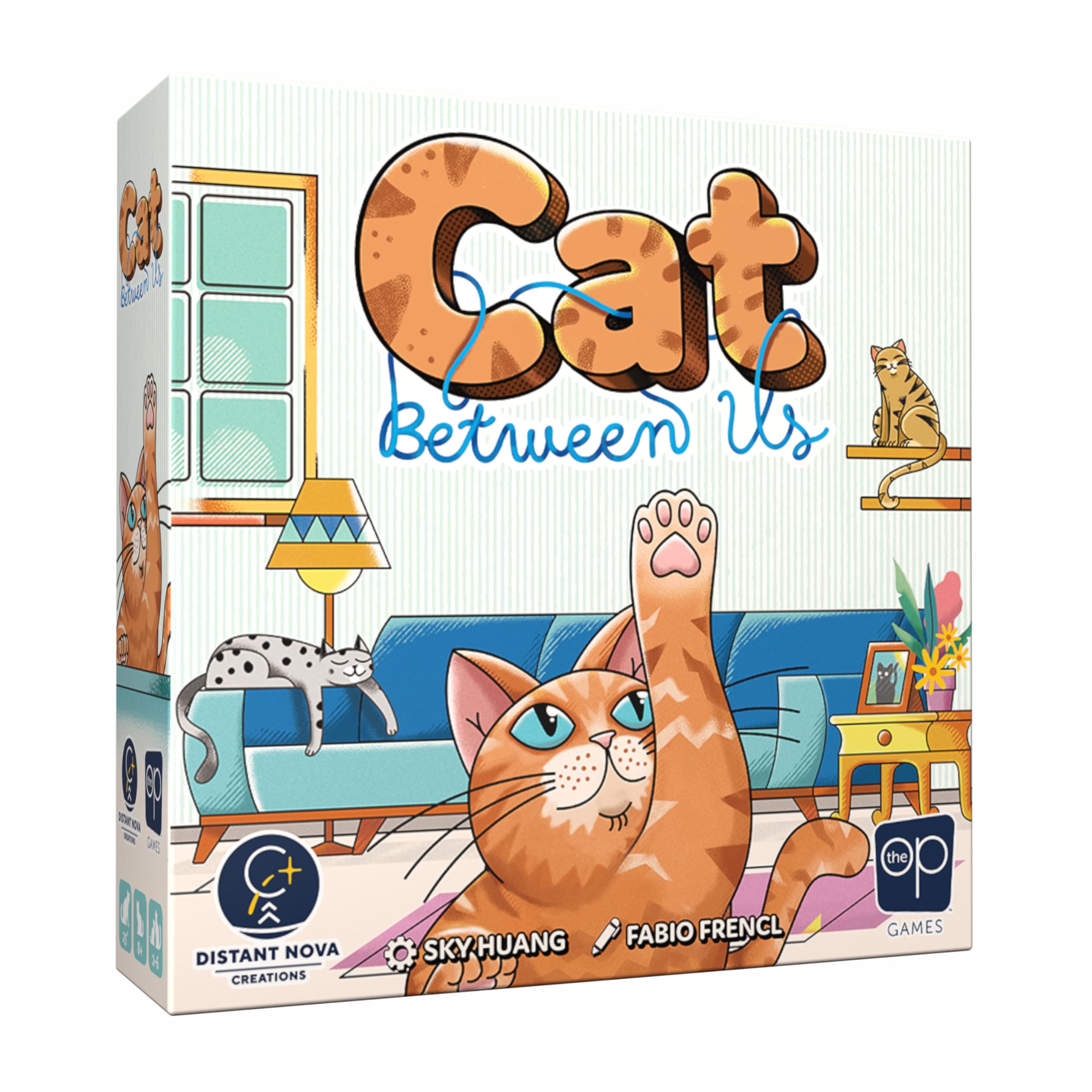 USAopoly Cat Between Us Dedicated Deck Card Game | Ages 8+ | 2-6 Players | 30 Minutes Playtime