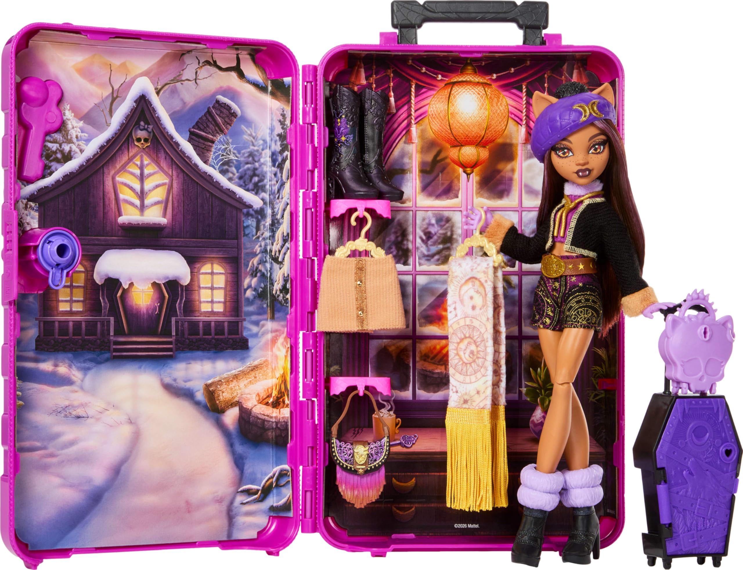 Monster High Skulltimate Secrets Clawdeen Wolf Doll and Accessories Set | 125+ Outfits | Ages 4+ 2