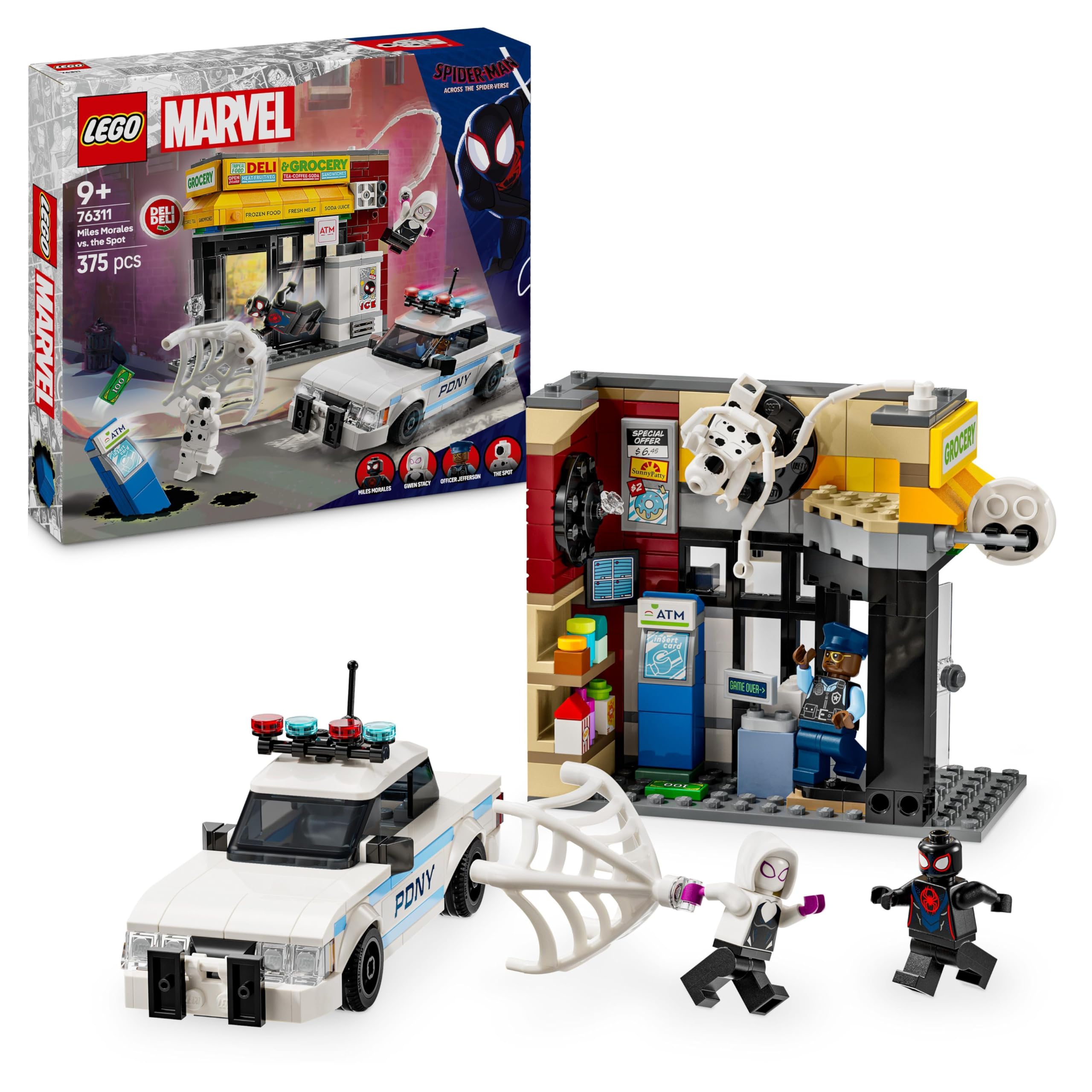 LEGO Marvel Spider-Verse: Miles Morales vs. The Spot - Super Heroes Playset for Ages 9+ 1