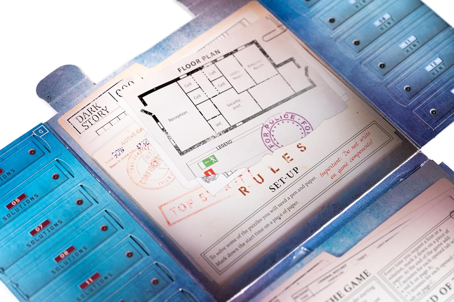 Alley Cat Games Unfold – Faltbares Escape Room-Abenteuer-Puzzlespiel (Dark Story) 4