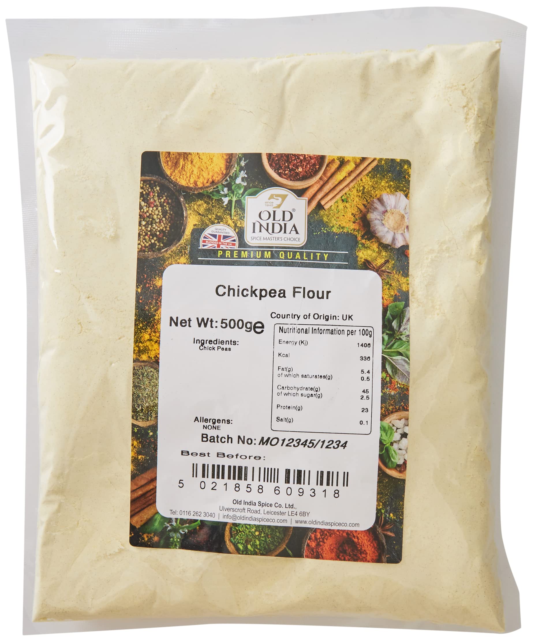 Old India Chickpea Flour500g 4