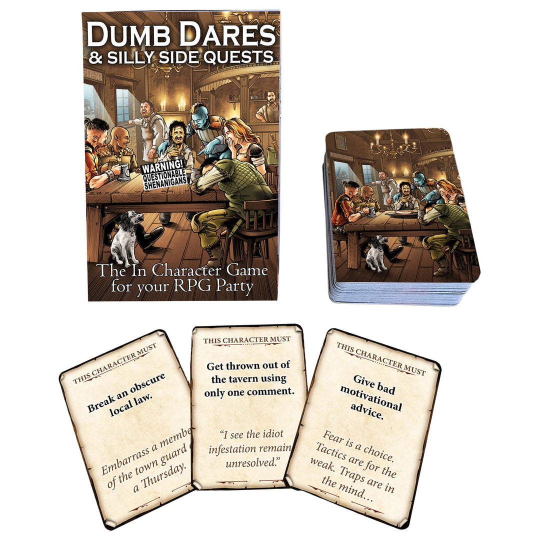 Loke Battlemats Dumb Dares & Silly Side Quests Card Game