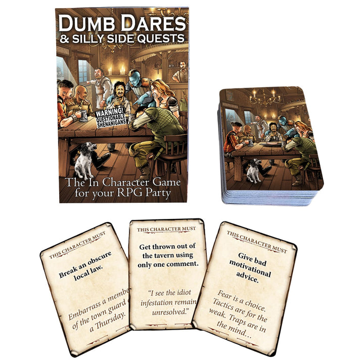 Loke Battlemats Dumb Dares & Silly Side Quests Card Game