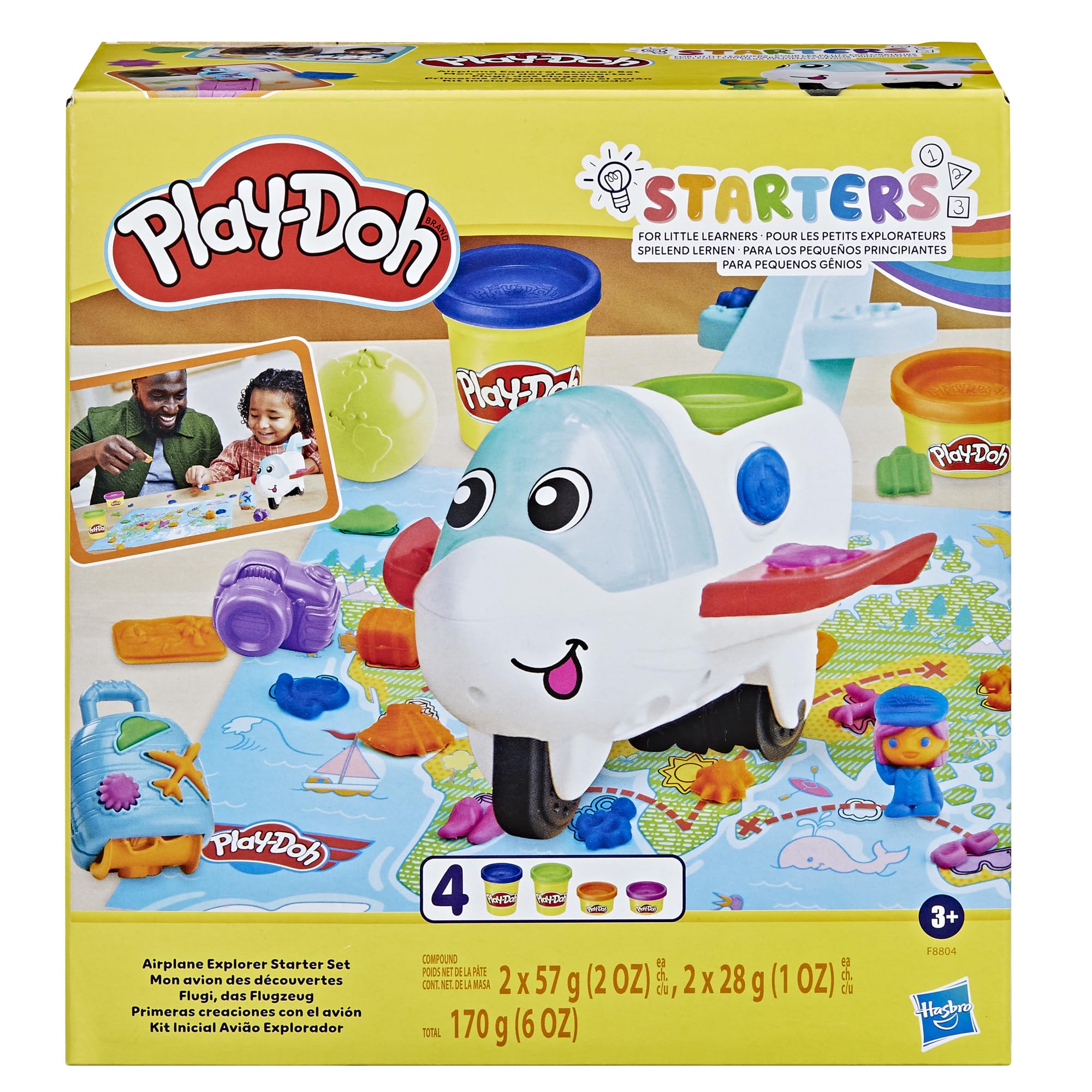 Play-Doh Airplane Explorer Starter Playset - Creative Travel-Themed Play for Ages 3+ 7