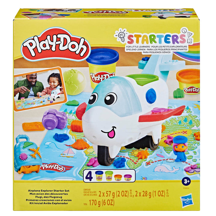 Play-Doh Airplane Explorer Starter Playset - Creative Travel-Themed Play for Ages 3+