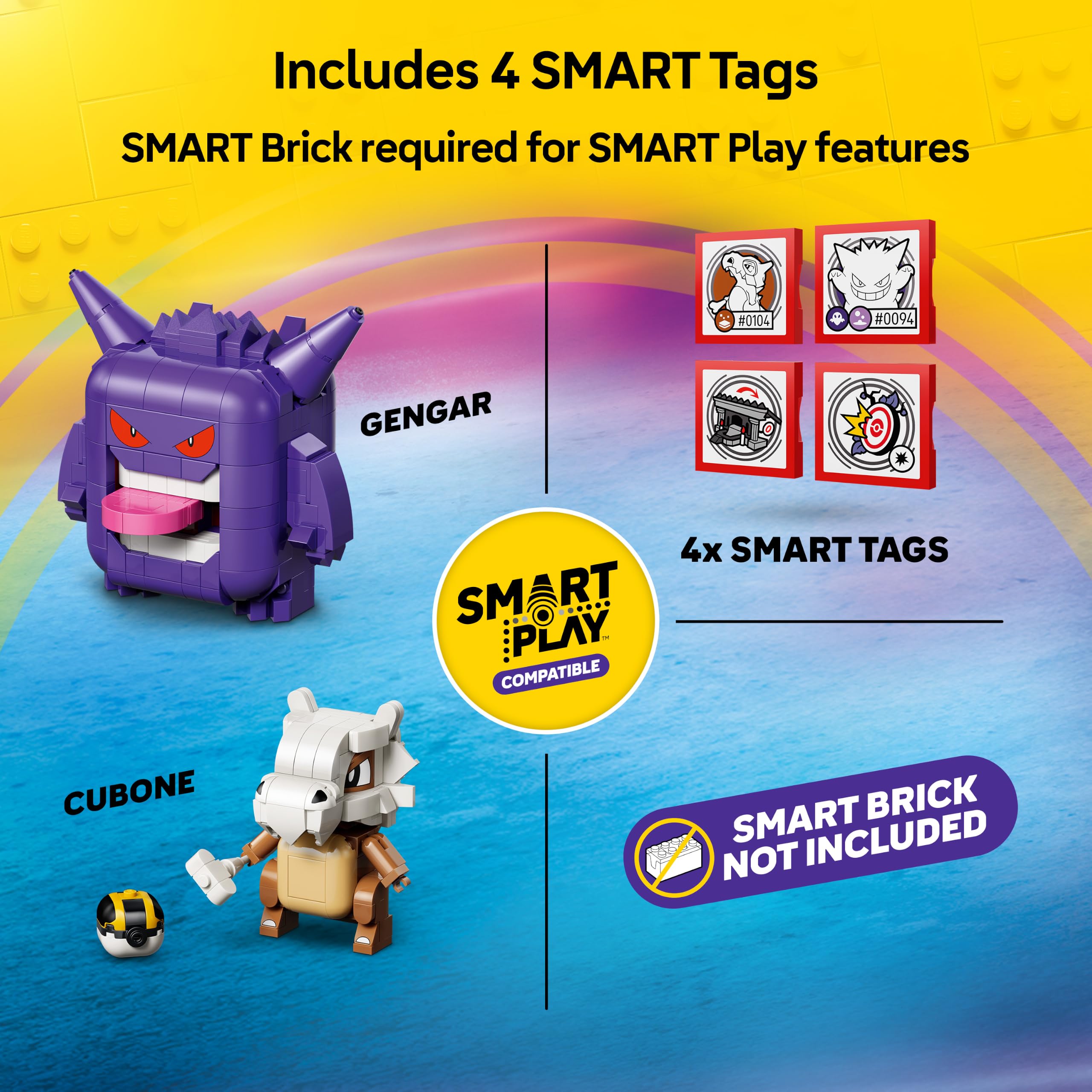 LEGO Pokémon Cubone and Gengar's Spooky Showdown Building Set (72166) | Ages 8+ 4