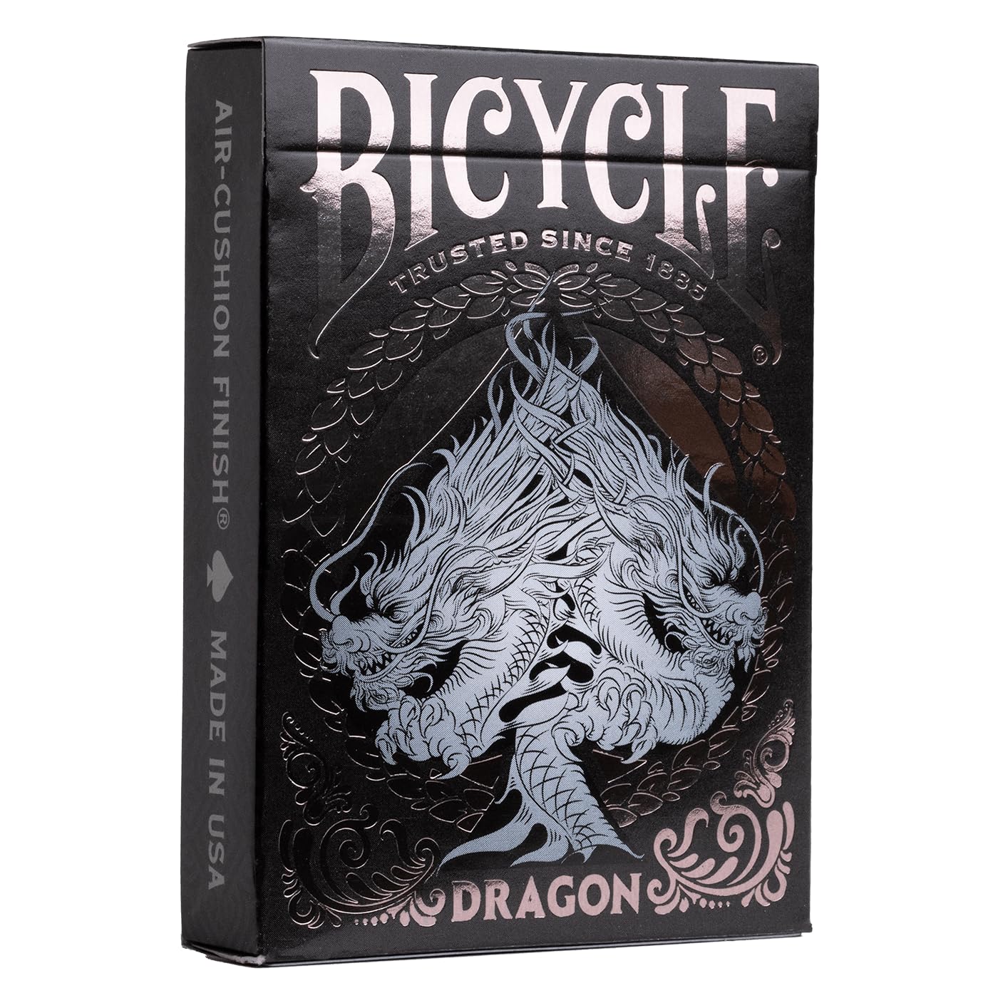 Bicycle Black Dragon Playing Cards - Air Cushion Finish | Unisex Adult | 1 Deck 1