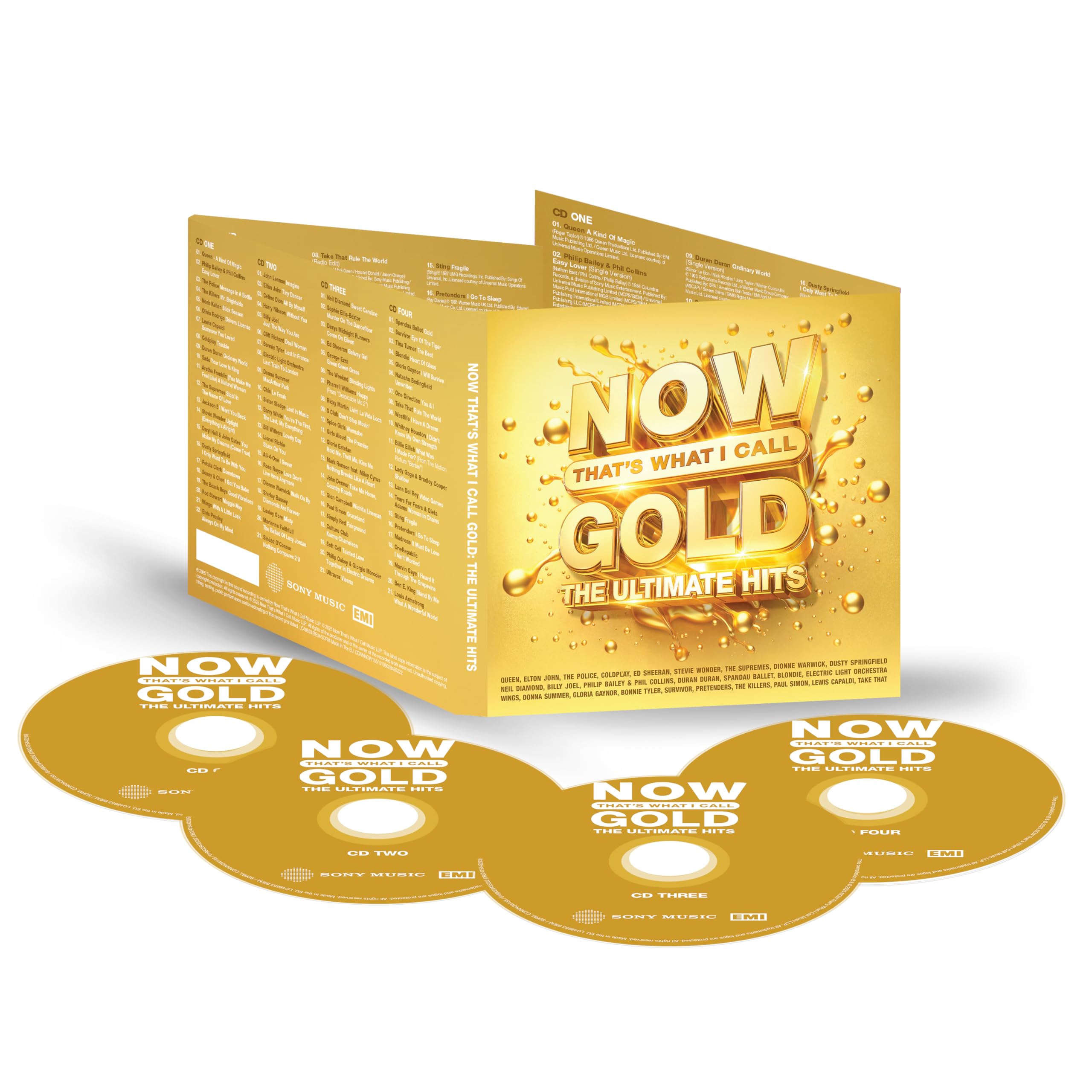 Now Twic - NOW That's What I Call Gold - The Ultimate Hits [4CD Box Set]