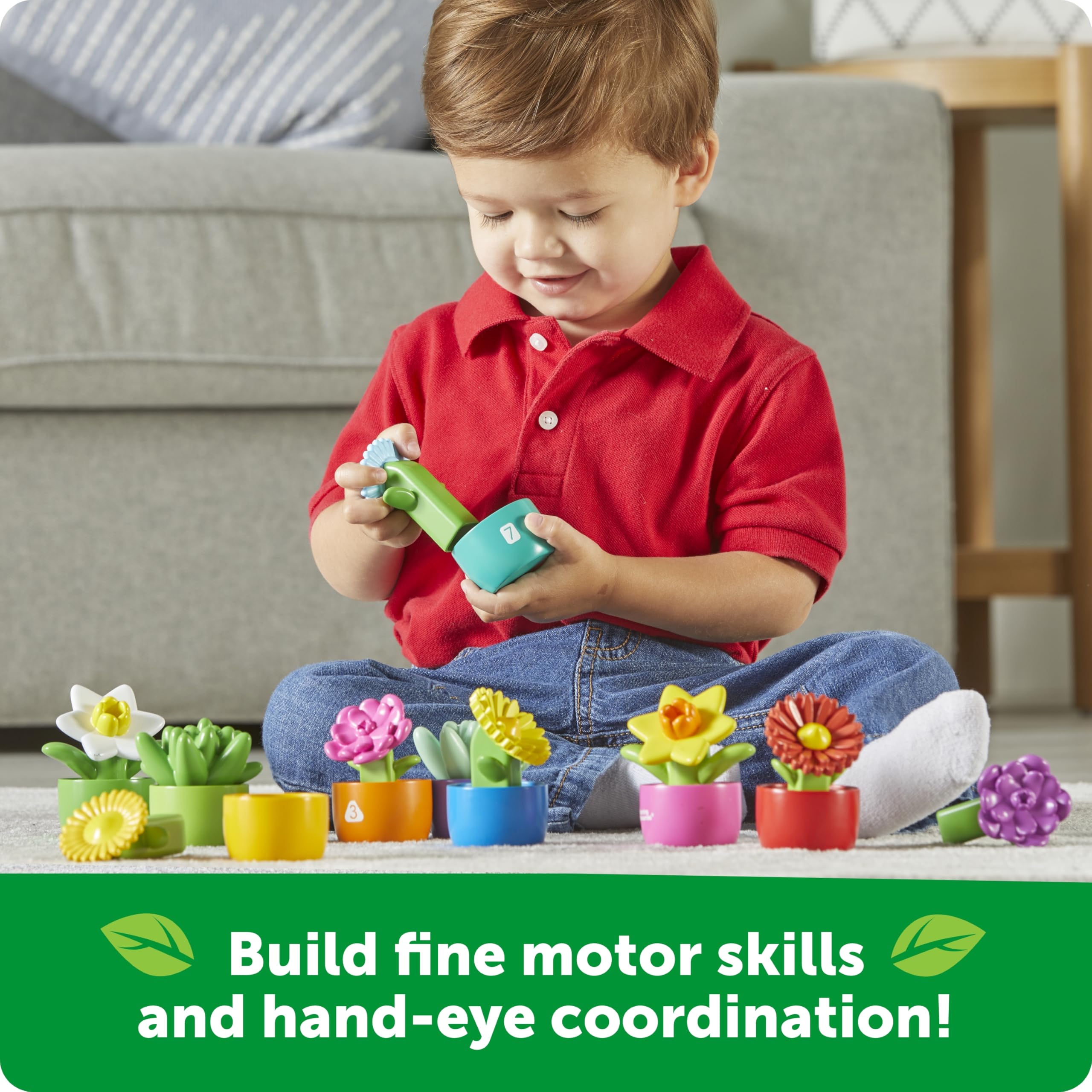 Learning Resources Shape & Colour Garden - Educational Flower Toy for Toddlers 18M+ 3