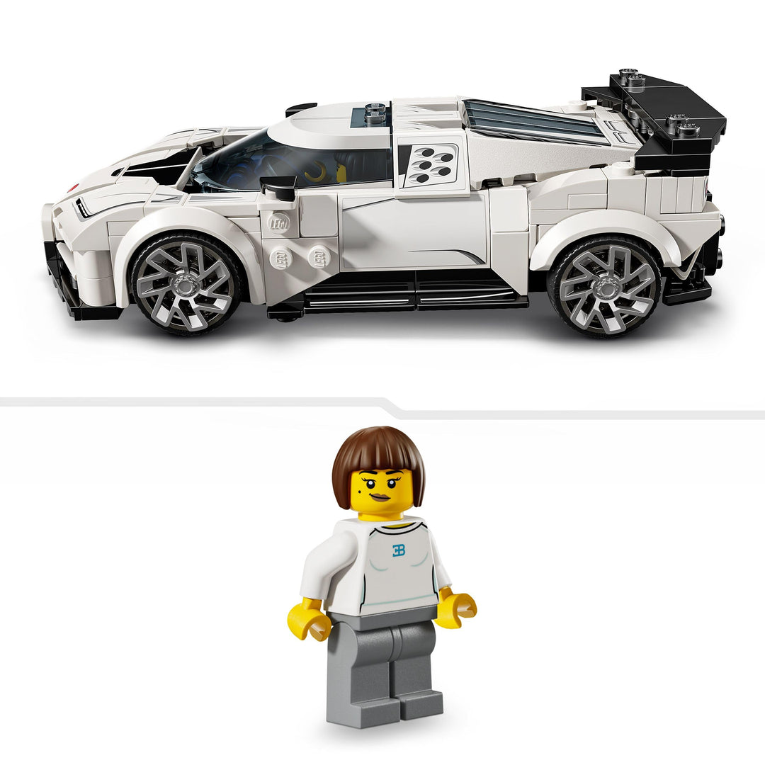 LEGO Speed Champions Bugatti Centodieci Hyper Sports Car Toy - Building Set for 9+