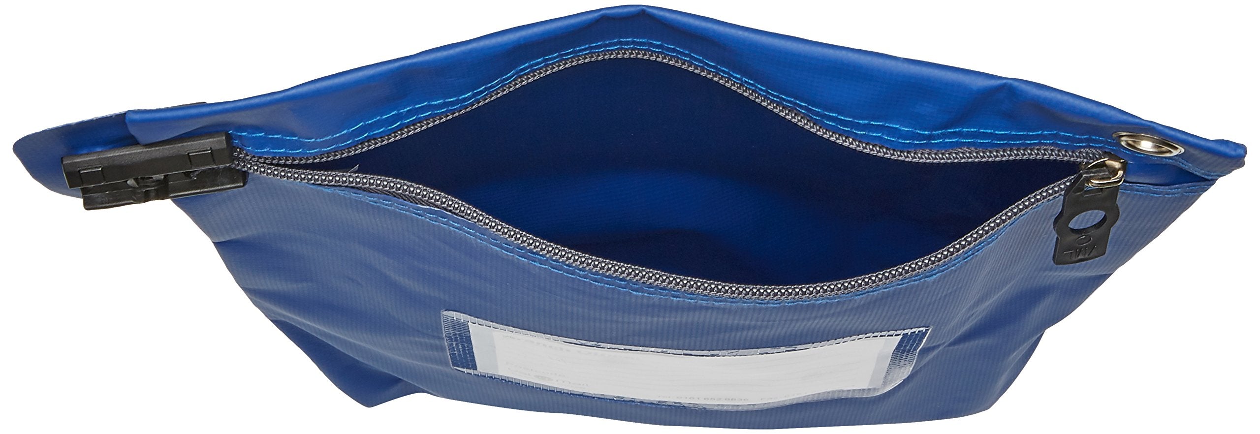 Go Secure High Security Mailing Pouch - Blue | Tamper-Evident Zip Closure | PVC 5