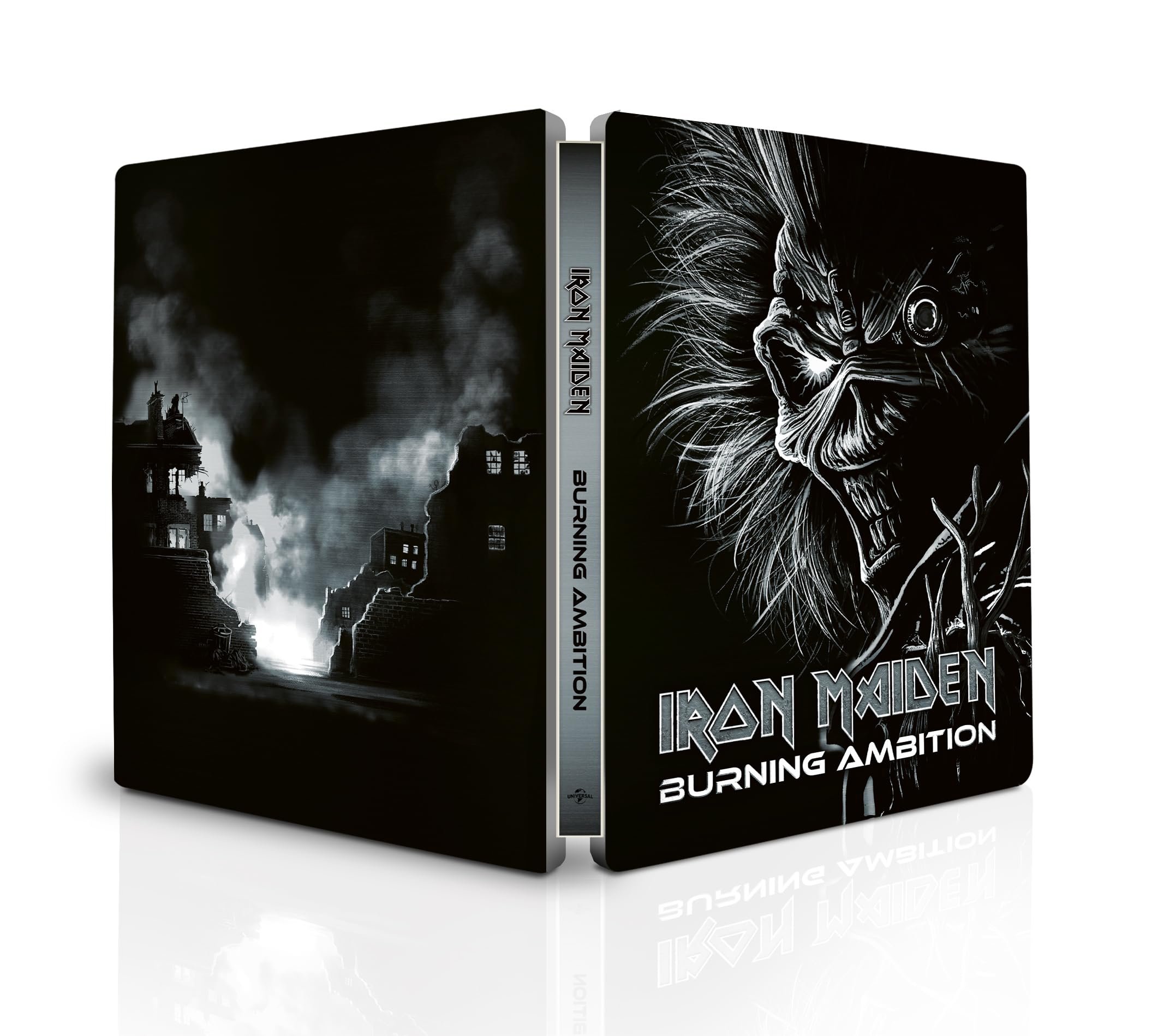 Iron Maiden: Burning Ambition [4K UHD & Blu-Ray] Limited Edition Steelbook 1