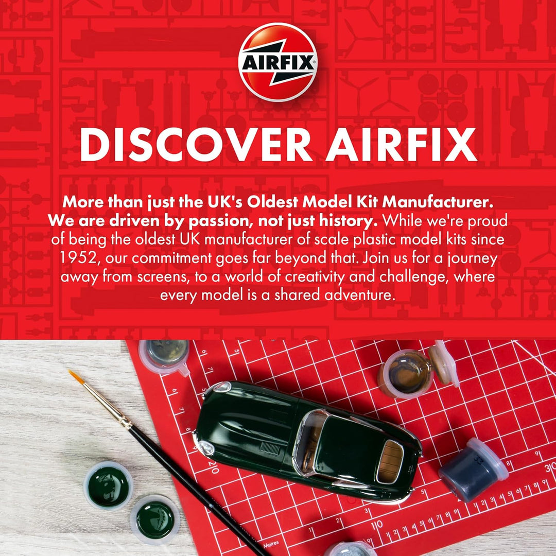 Airfix Starter Set - Messerschmitt Bf109F-4 Model Building Kit for Ages 8+
