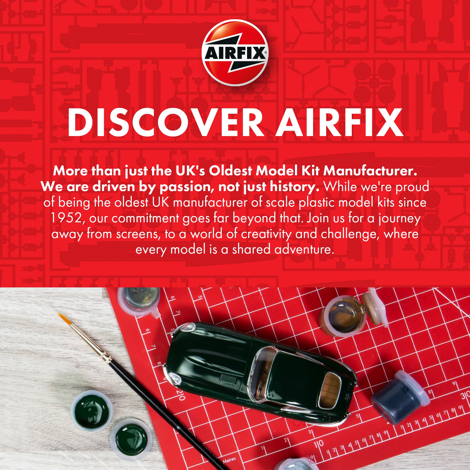 Airfix A01305V 25 PDR Field Gun & Quad - Vintage Military Model Kit for Ages 8+ 6