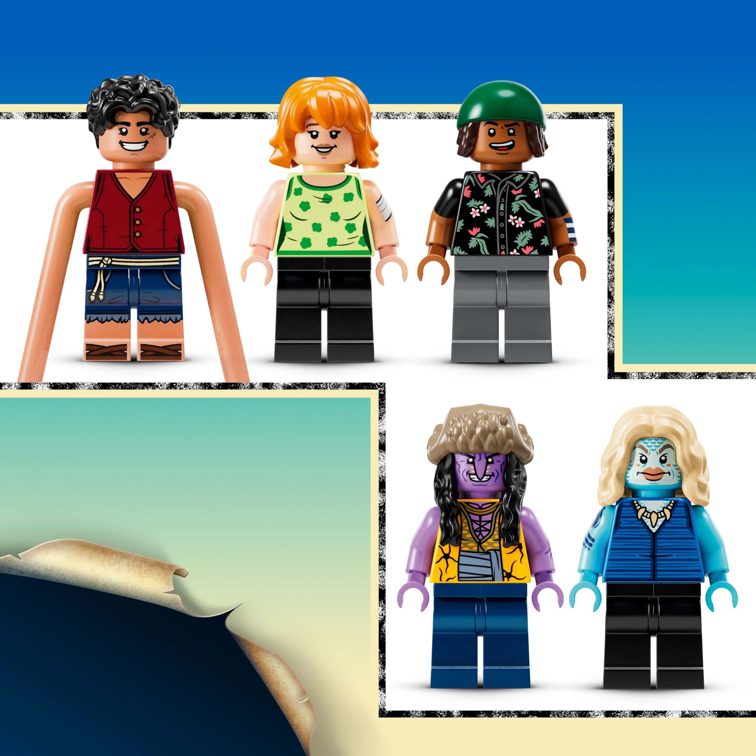 LEGO ONE PIECE Battle at Arlong Park - 926-Piece Building Set with 5 Minifigures for Kids 9+ 2
