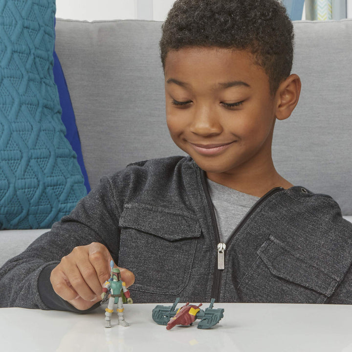 Star Wars Mission Fleet Boba Fett Capture in the Clouds - Action Figure & Vehicle Playset