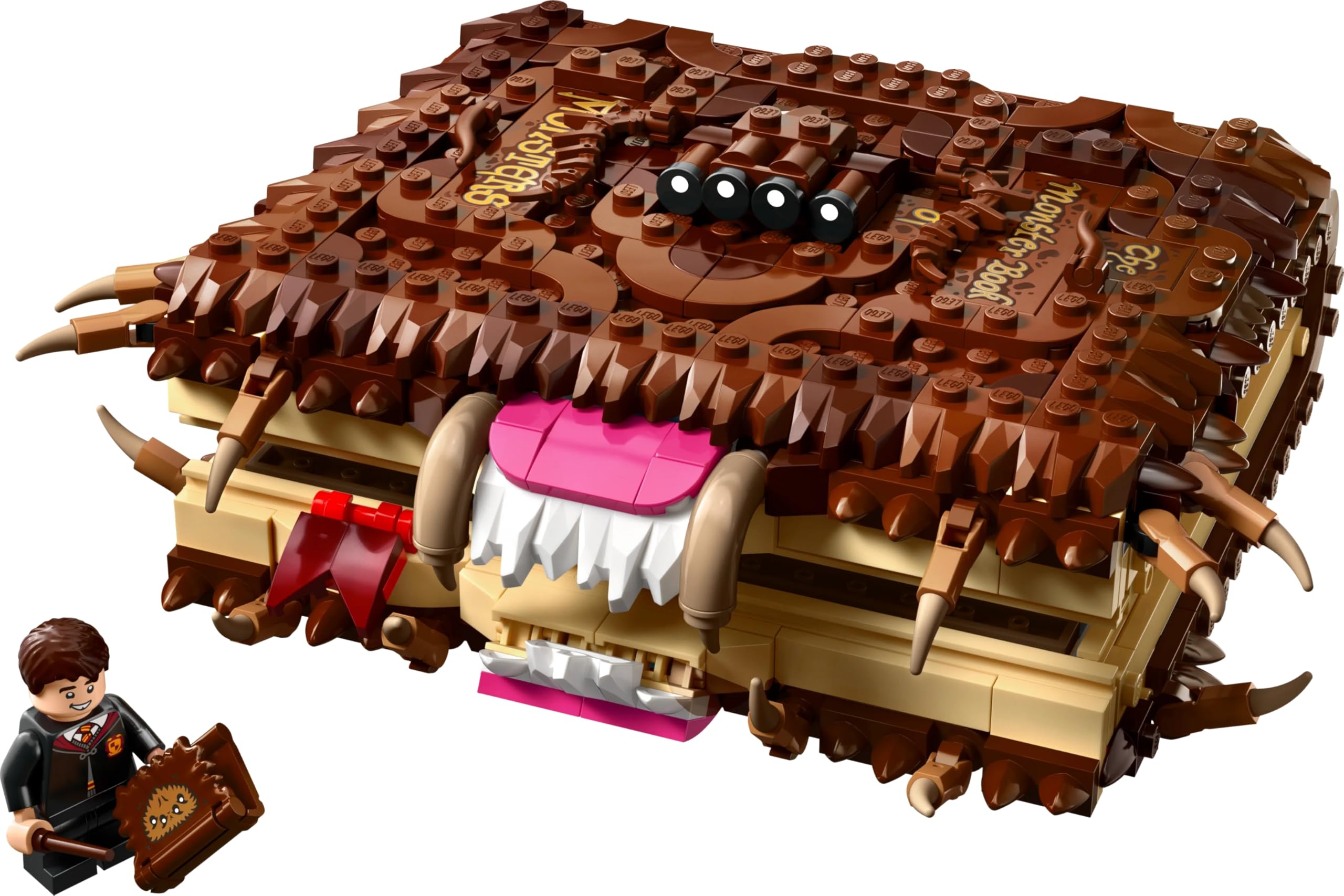 LEGO Harry Potter Chomping Monster Buch der Monster 76449 – Interaktives Rückzieh-Bauset für Kinder ab 9 Jahren 4