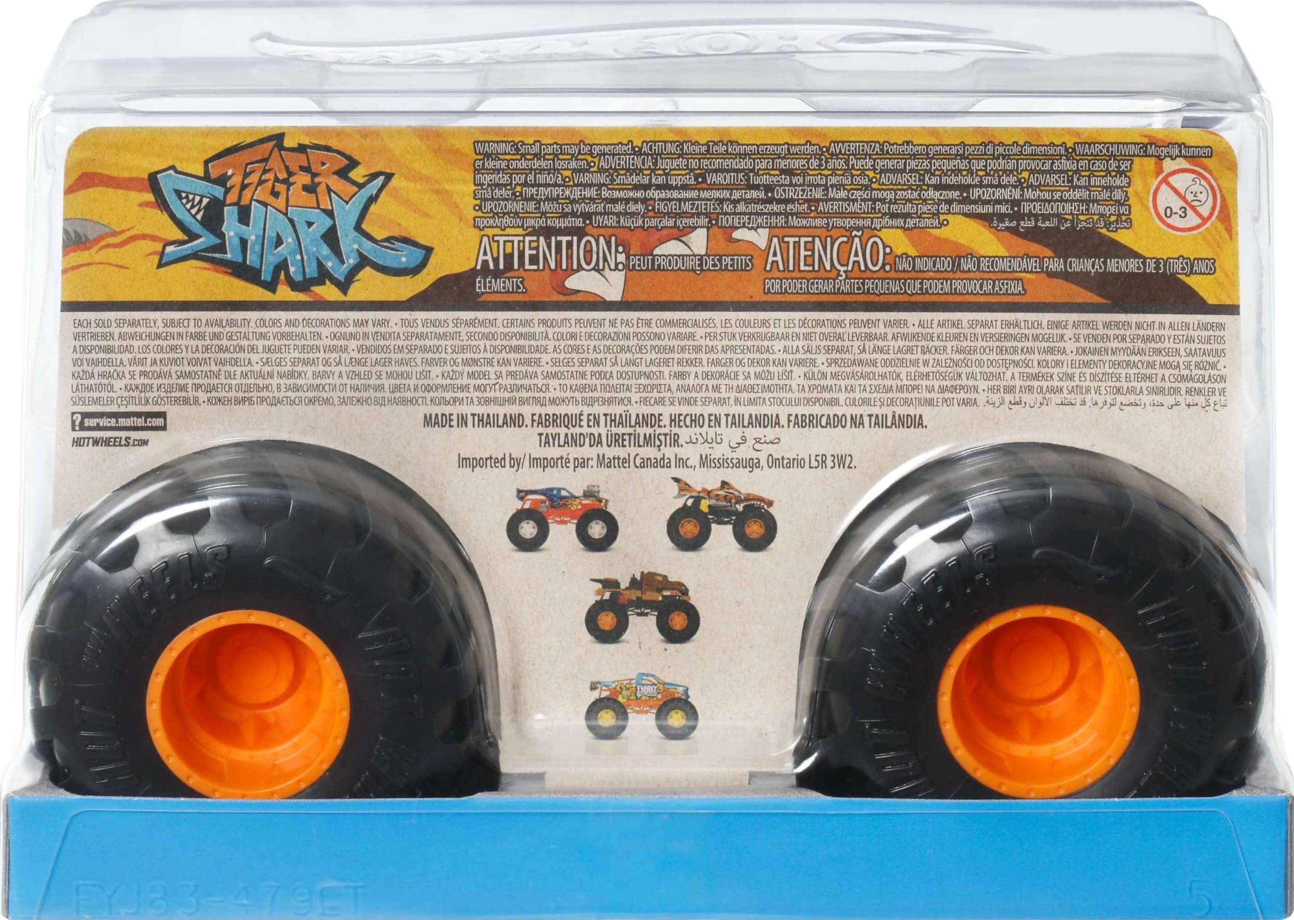 Hot Wheels Monster Trucks - 1:24 Scale Die-Cast Vehicle for Kids 3+ 5