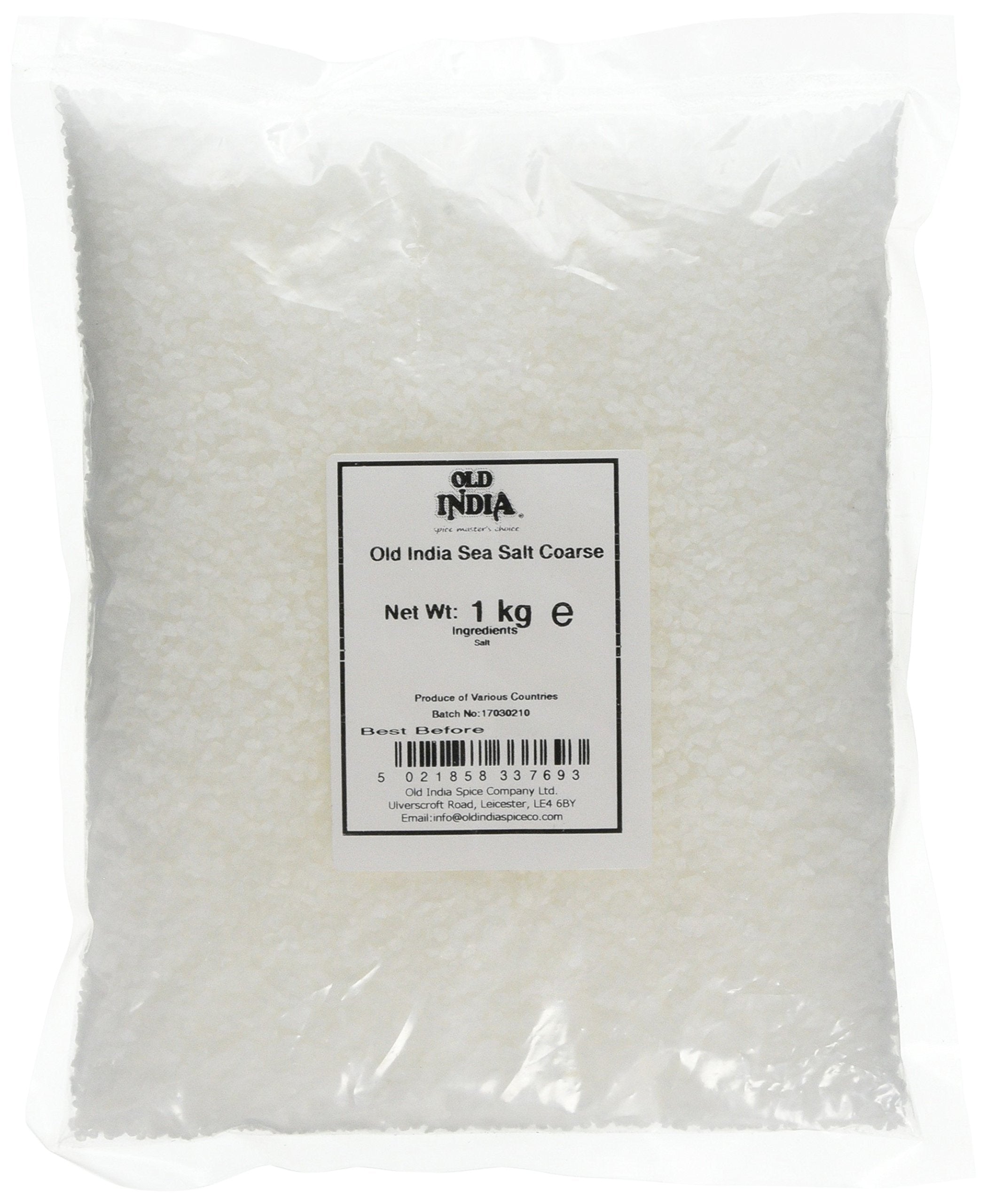 Old India Sea Salt Coarse - 1 kg Natural Crystal Salt | 2 Year Shelf Life 1