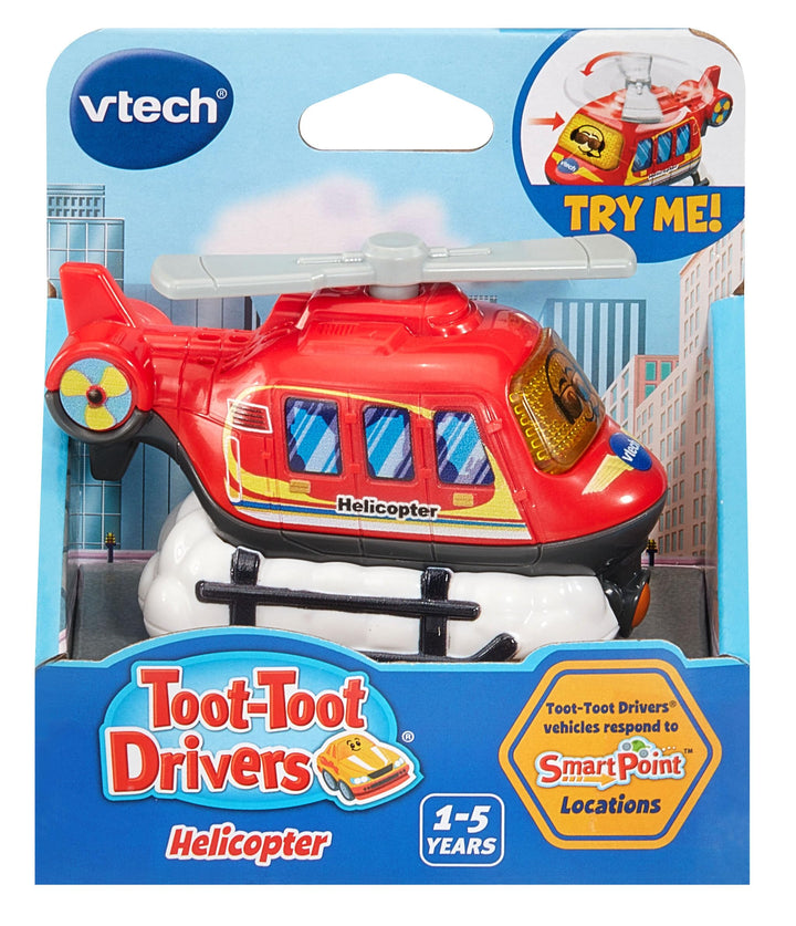 VTech Toot-Toot Drivers Helicopter - Interactive Musical Vehicle with Lights & Sounds for Toddlers