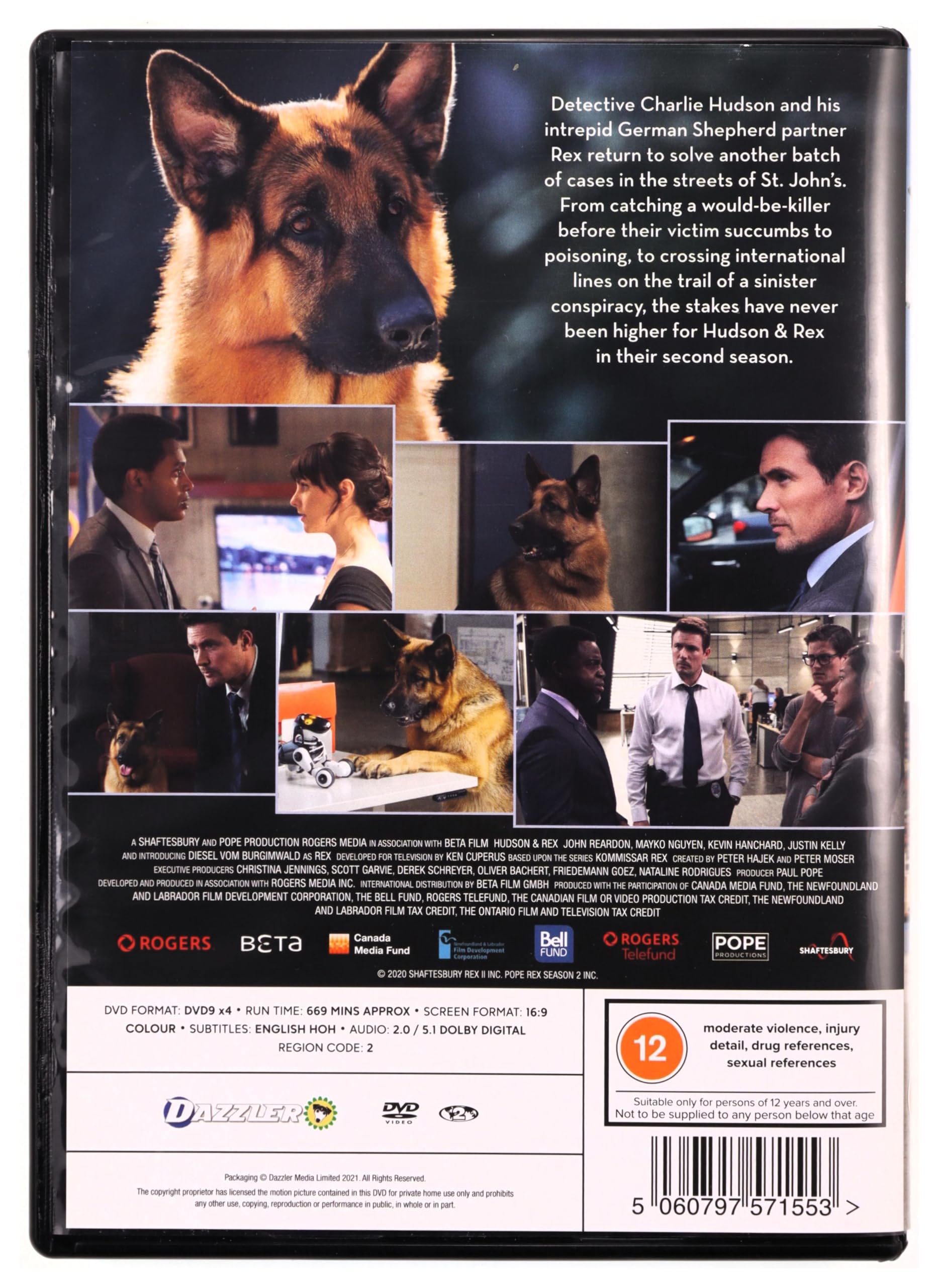 Hudson &amp; Rex: Staffel 2 – Polizei-Krimidrama [DVD] 3