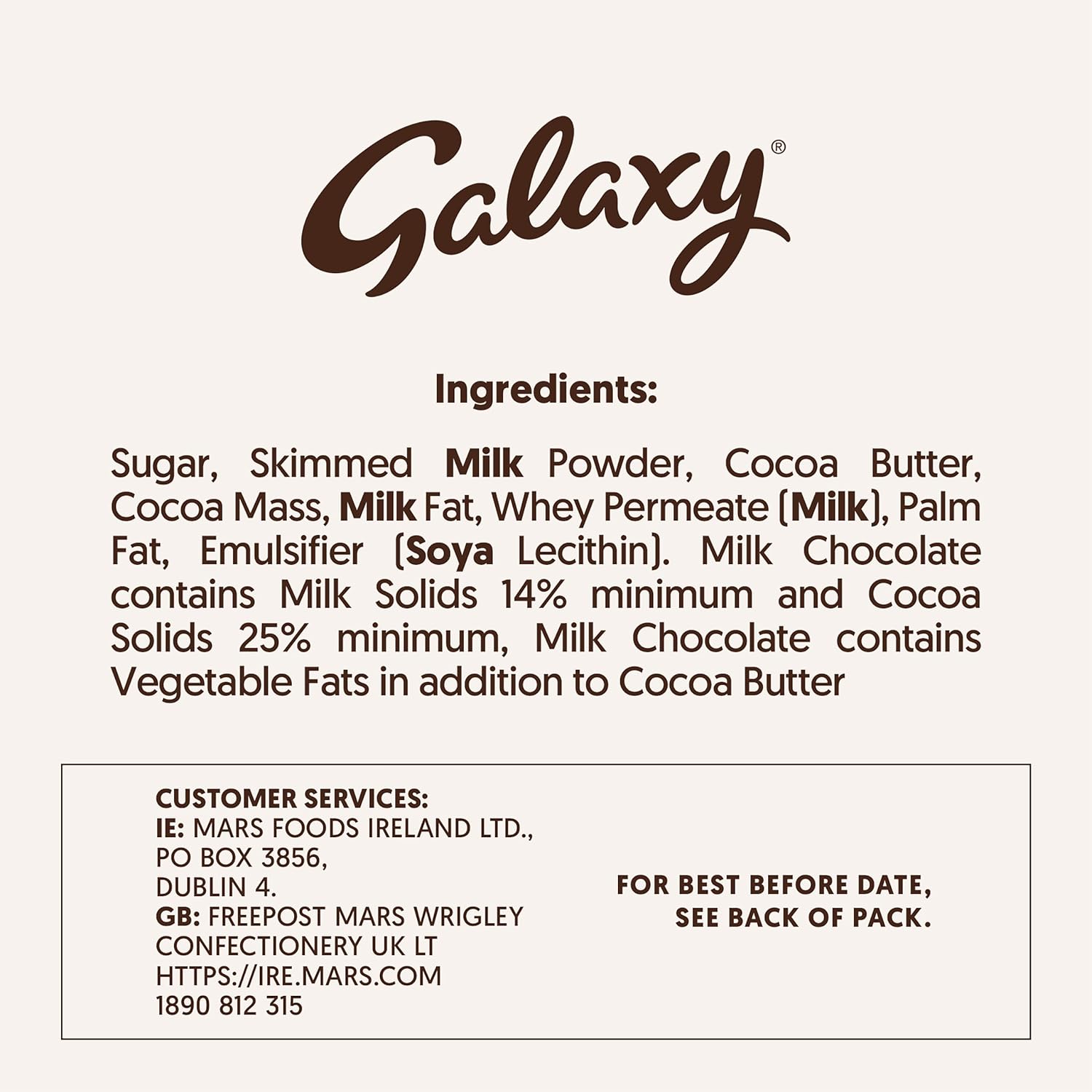 Galaxy Ripple Milk Chocolate Multipack 4 x 30g 8
