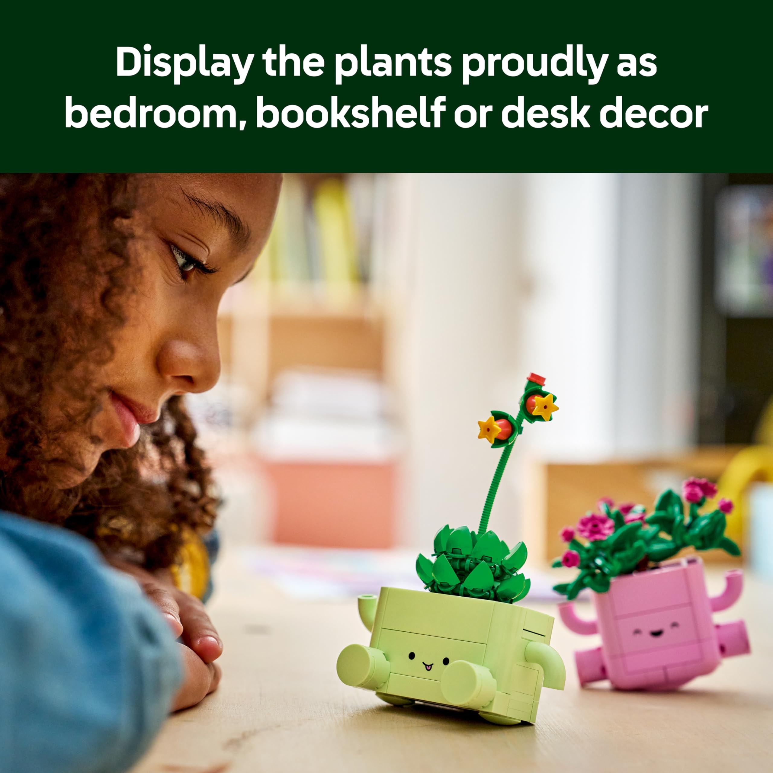 LEGO Botanicals Rocking Plants Set - 2 Artificial Plants, Pastel Pots | Ages 9+ 7