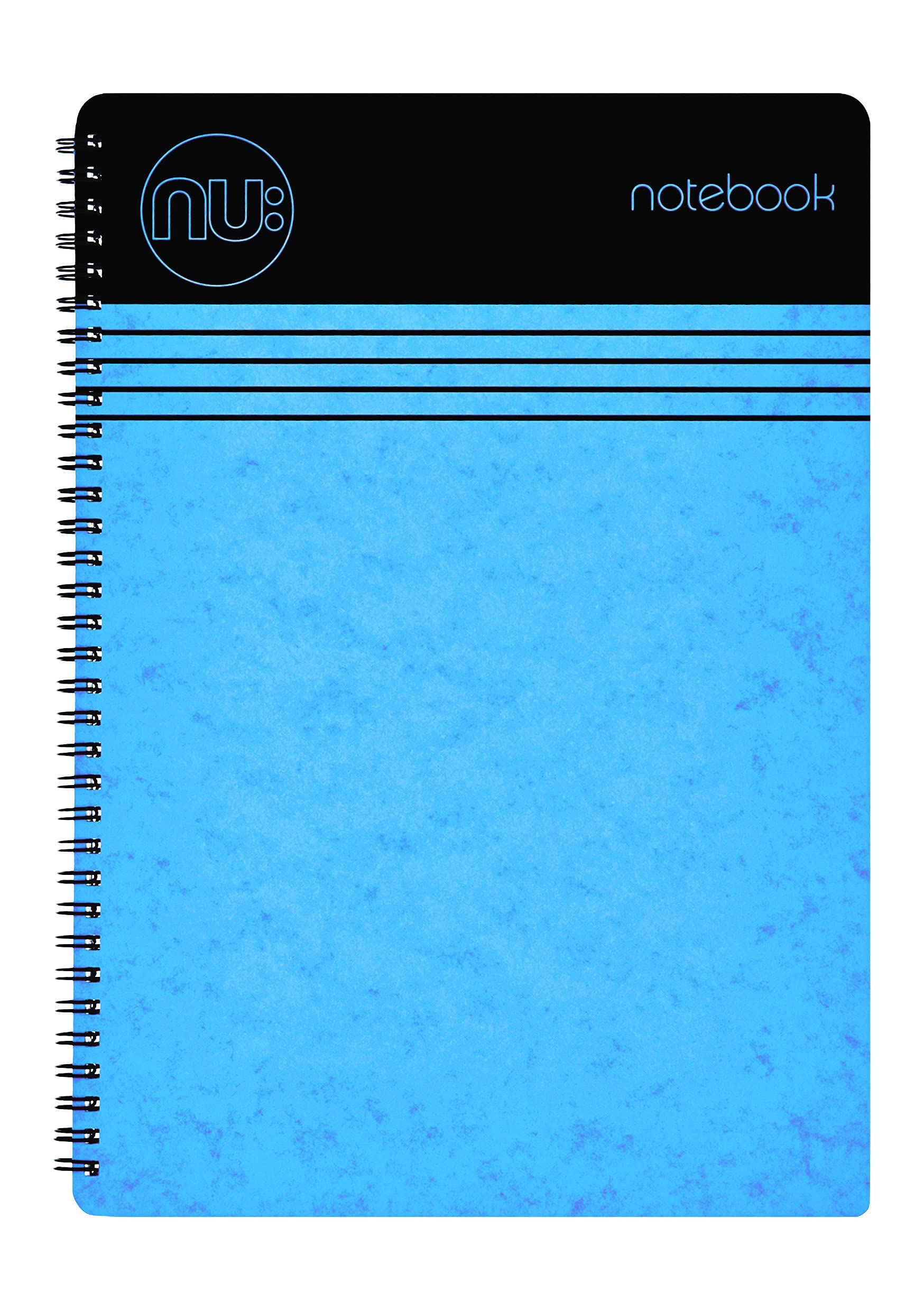 nu: Craze Cloud Range A4 Wirebound Notebook - Blue, 80gsm FSC Paper, Perforated
