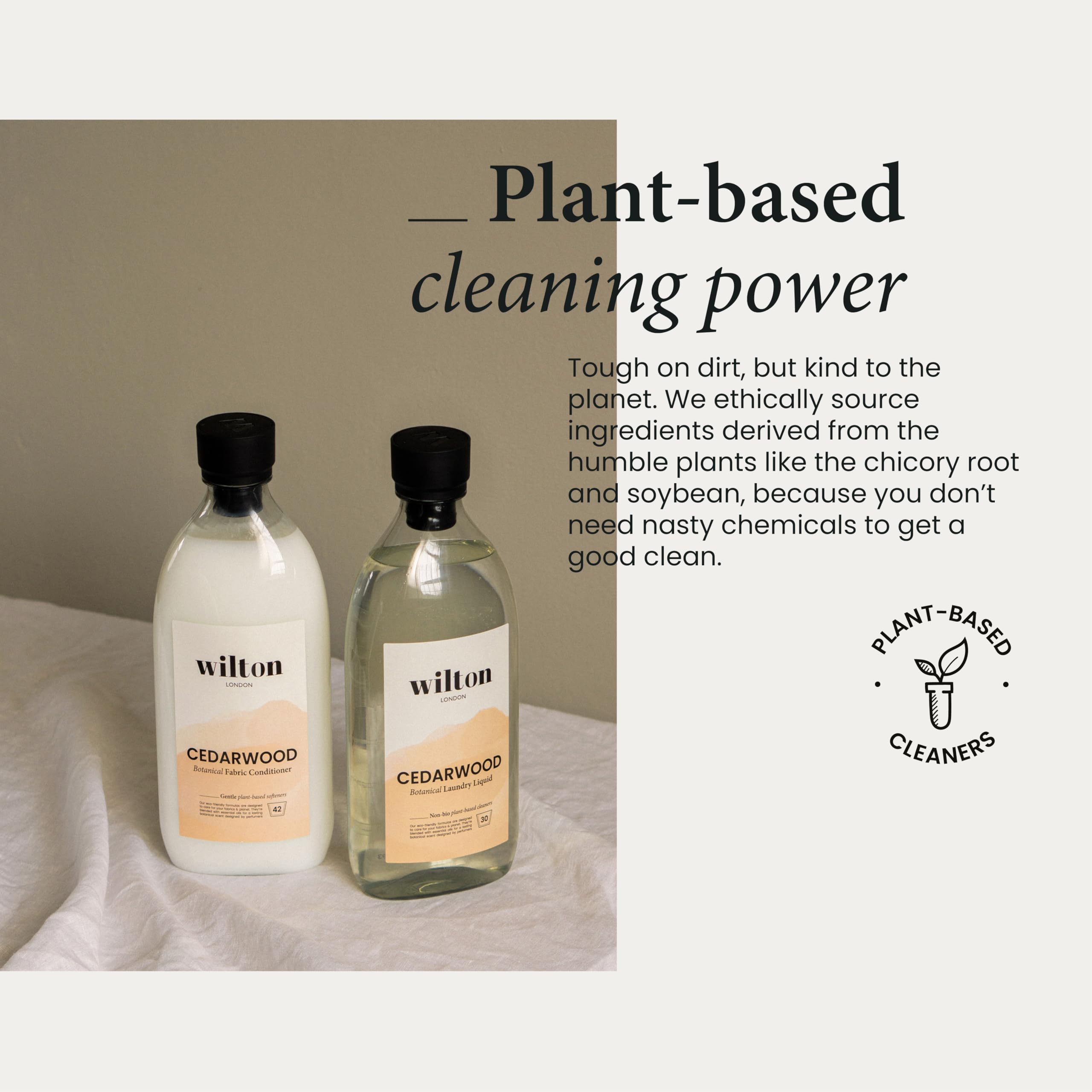 Wilton London Eco Friendly Cedarwood Laundry Liquid (1kg) 11