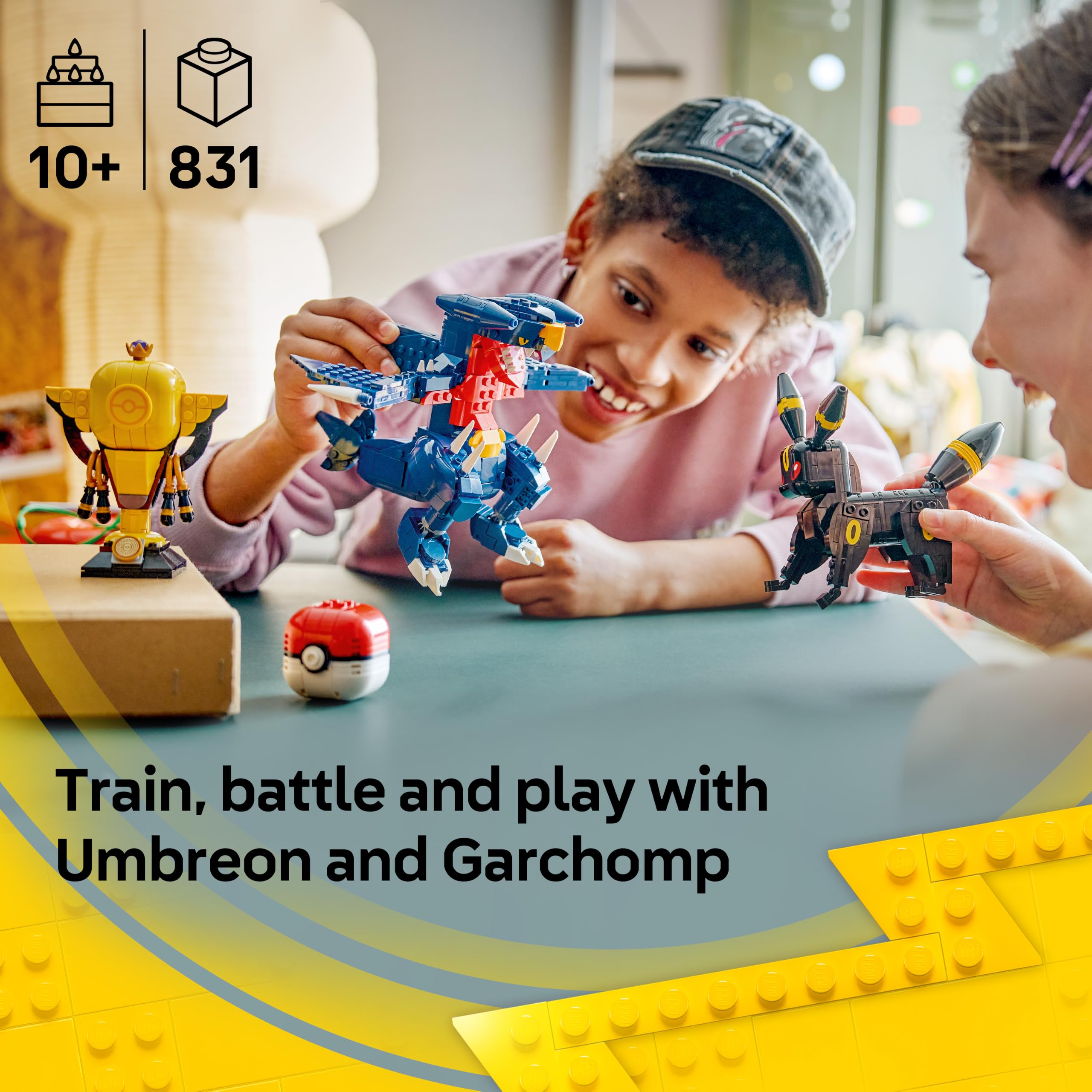 LEGO SMART Play Umbreon vs. Garchomp Championship Battle Building Set (72165) | Ages 10+ 2