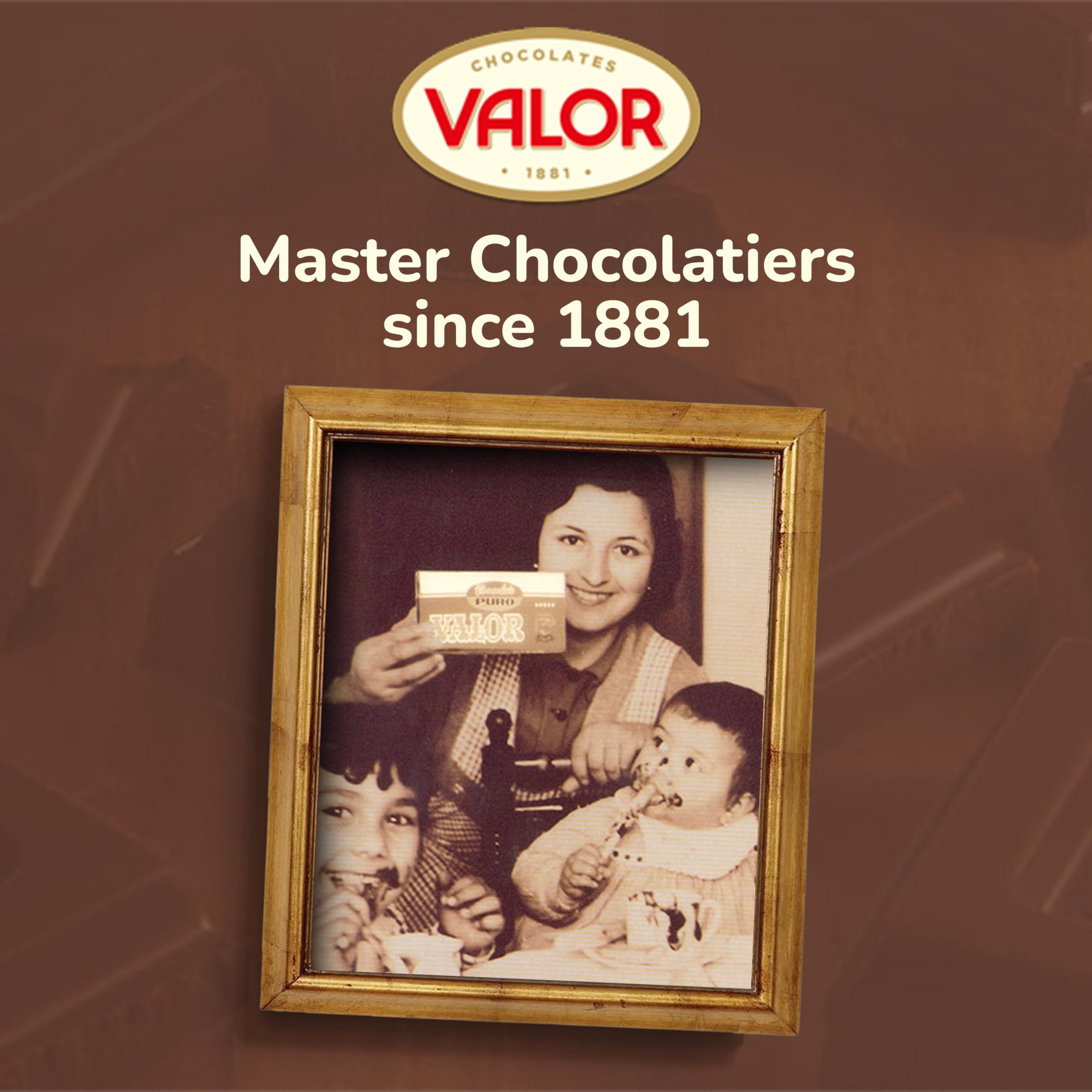 Valor - Dark Chocolate Bar 70% Cocoa with Mint (100g) 6