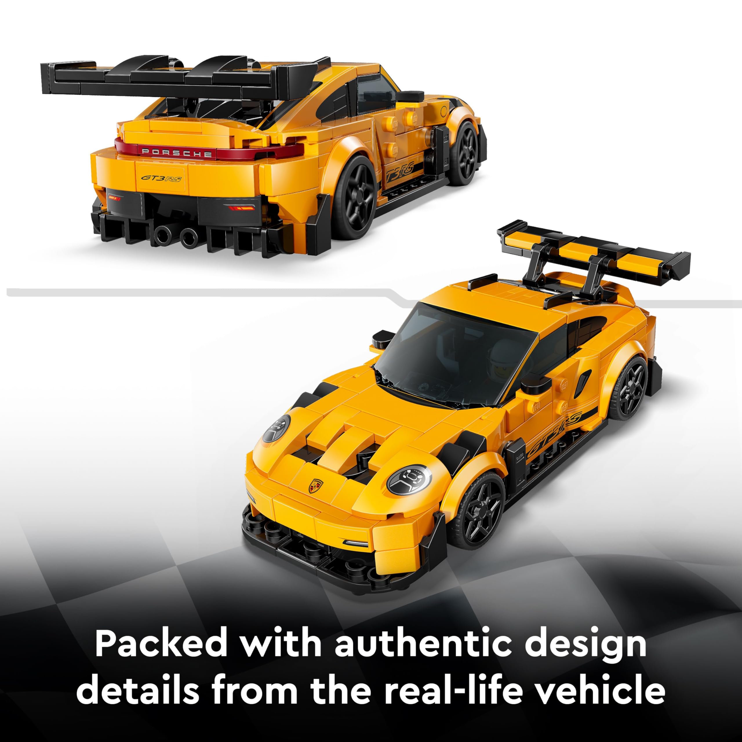 LEGO Speed Champions Porsche 911 GT3 RS Super Car Model Kit 77239 for Ages 9+ 4