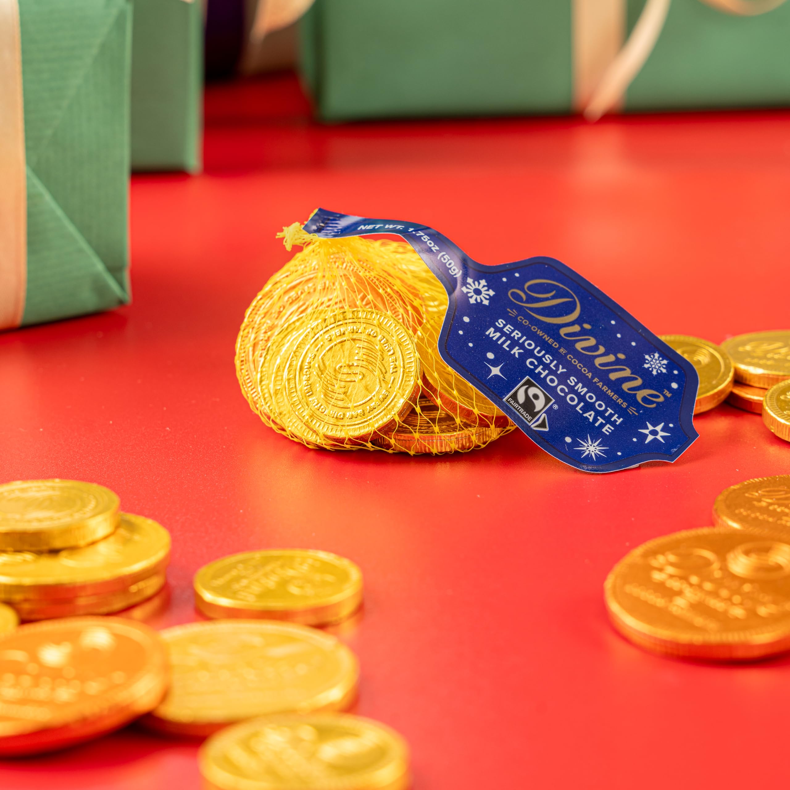 Divine Milk Chocolate Coins - Fairtrade, Palm Oil Free | 65g 4
