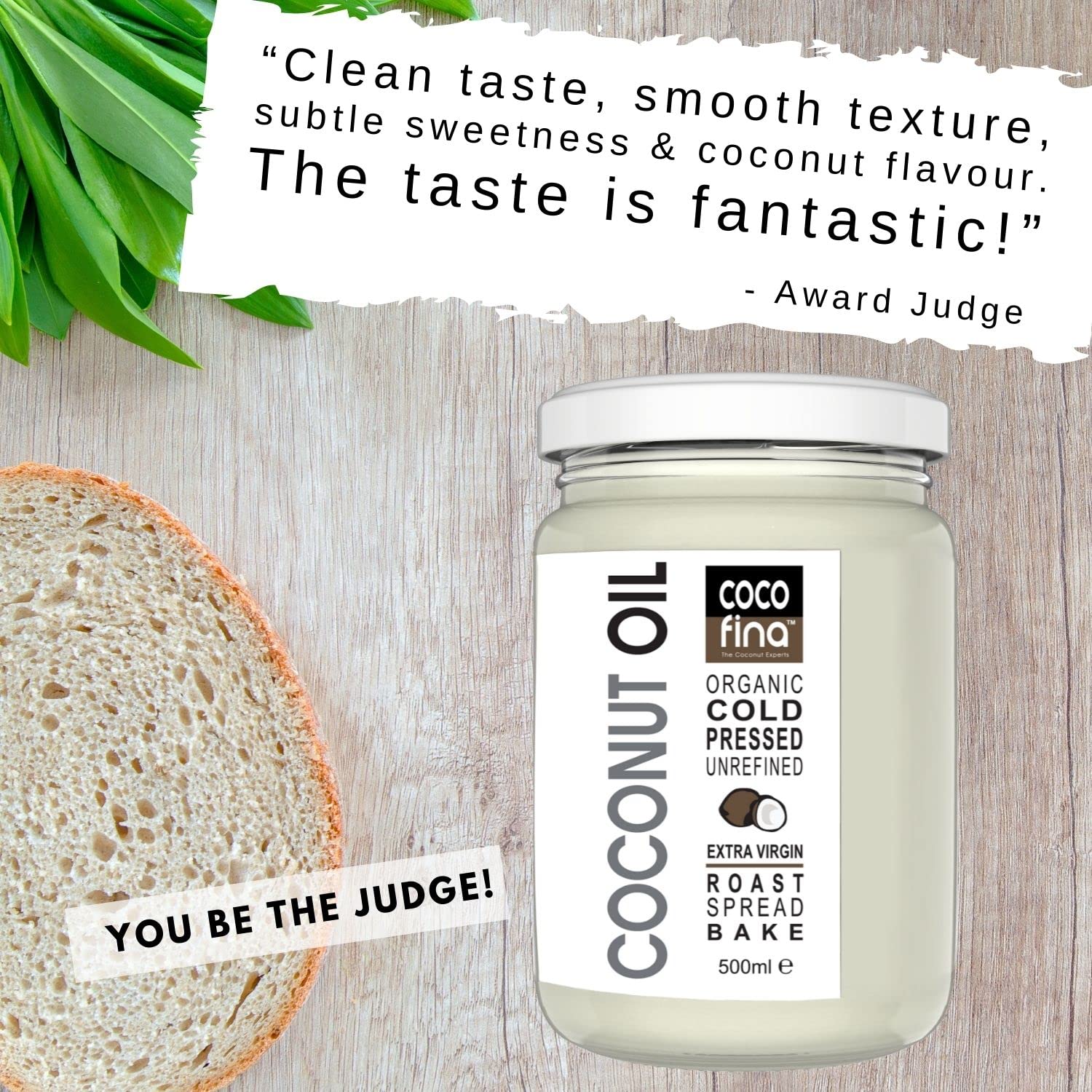 Cocofina Organic Raw Virgin Coconut Oil - Cold Pressed, Unrefined | 450g 2