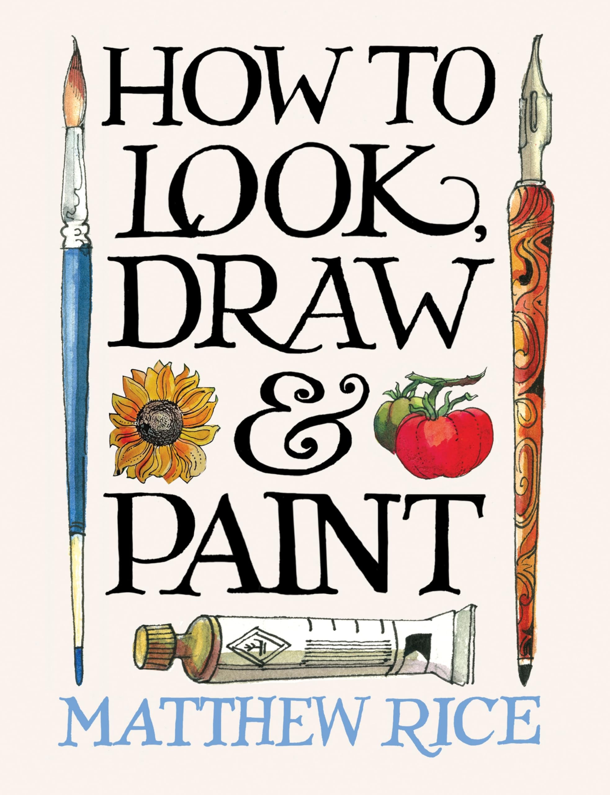 Ilex Press How to Look, Draw & Paint by Matthew Rice | Paperback 1