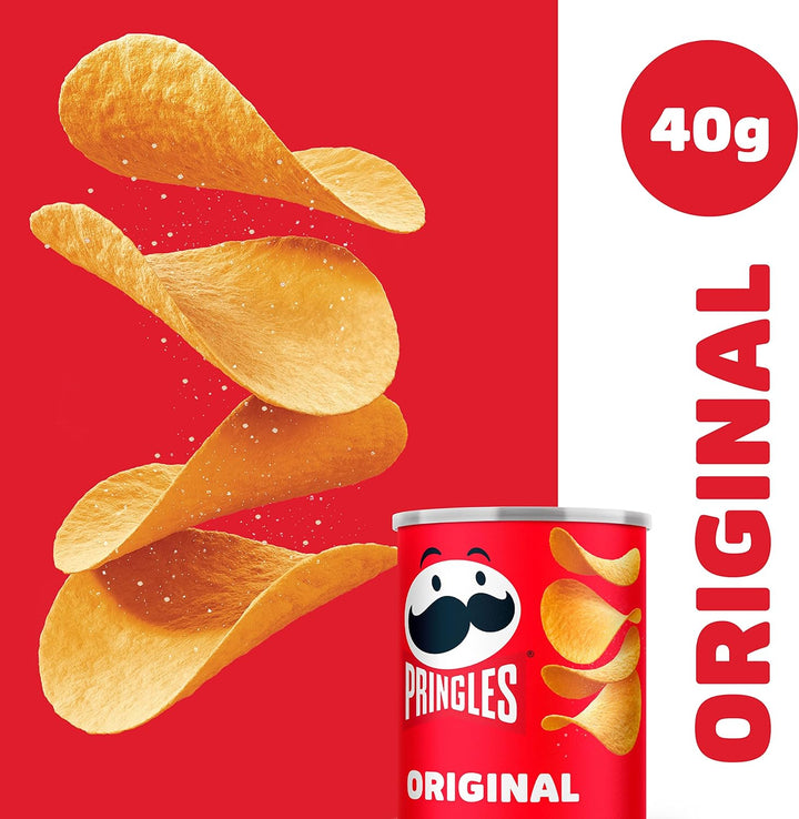 Pringles Original Potato Chips 40g (Pack of 12)