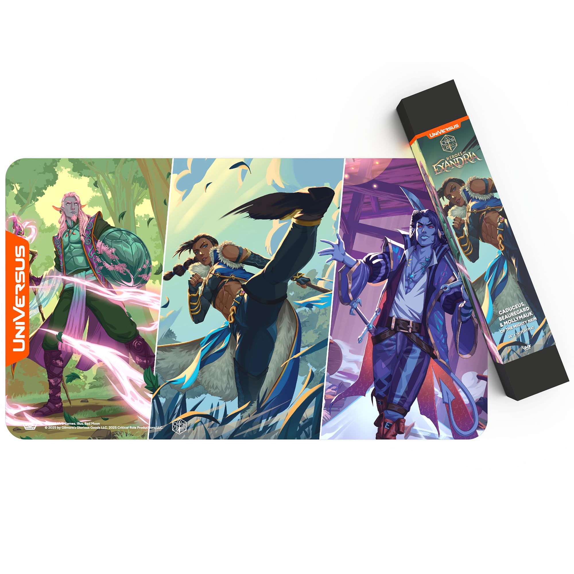 UniVersus Critical Role: Heroes of Exandria Playmat - Caduceus, Beauregard & Molly 5