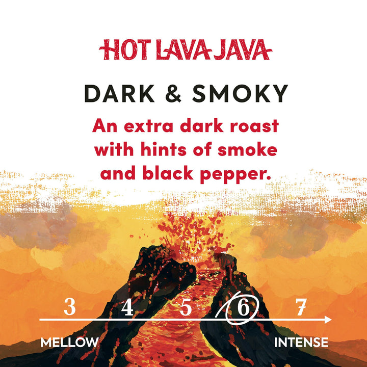 Taylors of Harrogate Hot Lava Java Ground Coffee, 200g (Pack of 6) - 1.2kg Total