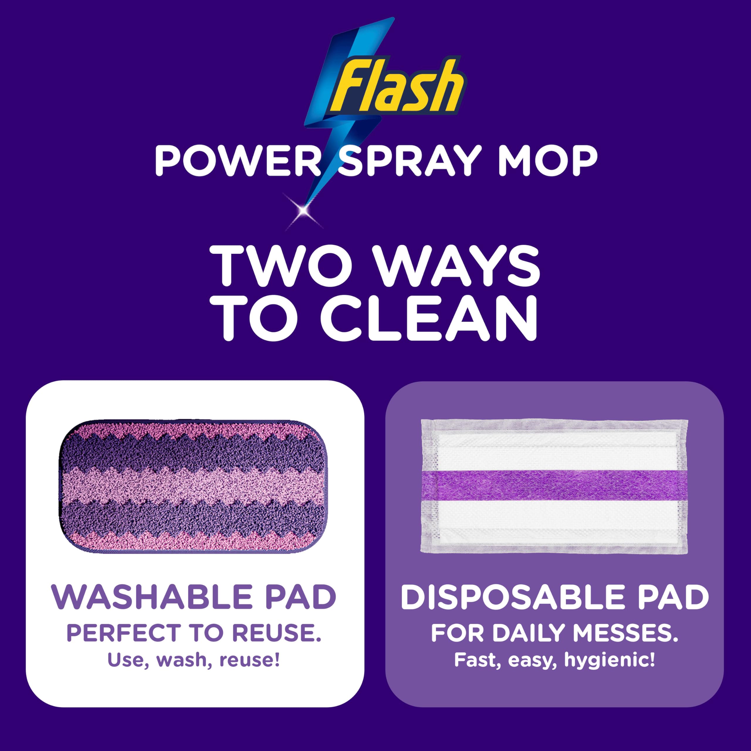 Flash Powermop Floor Cleaner Starter Kit - Spray Mop with Washable Microfiber Pad 13