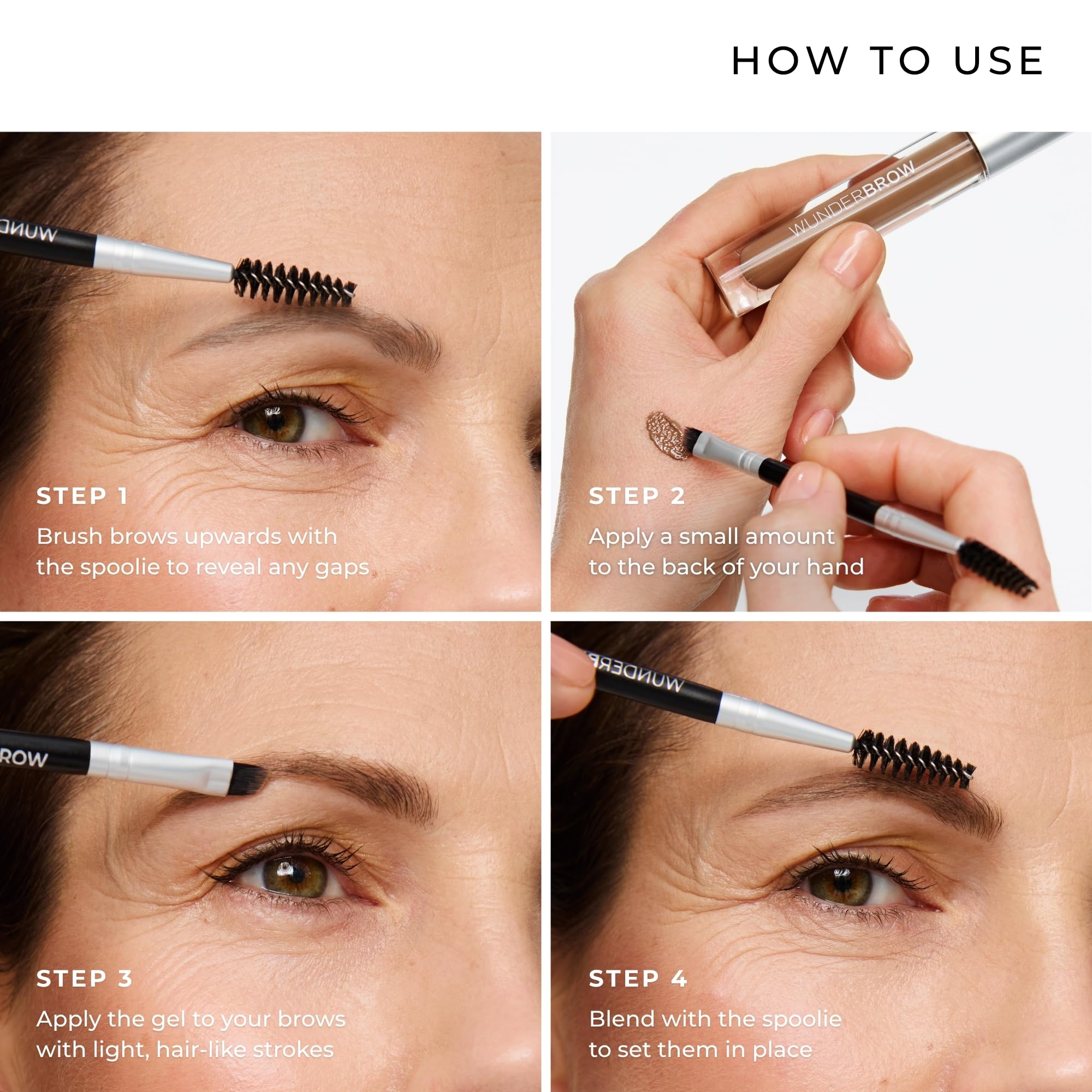 WUNDERBROW Eyebrow Gel - Light Blonde | Waterproof, Long Lasting, Smudge Proof | 3 g 4