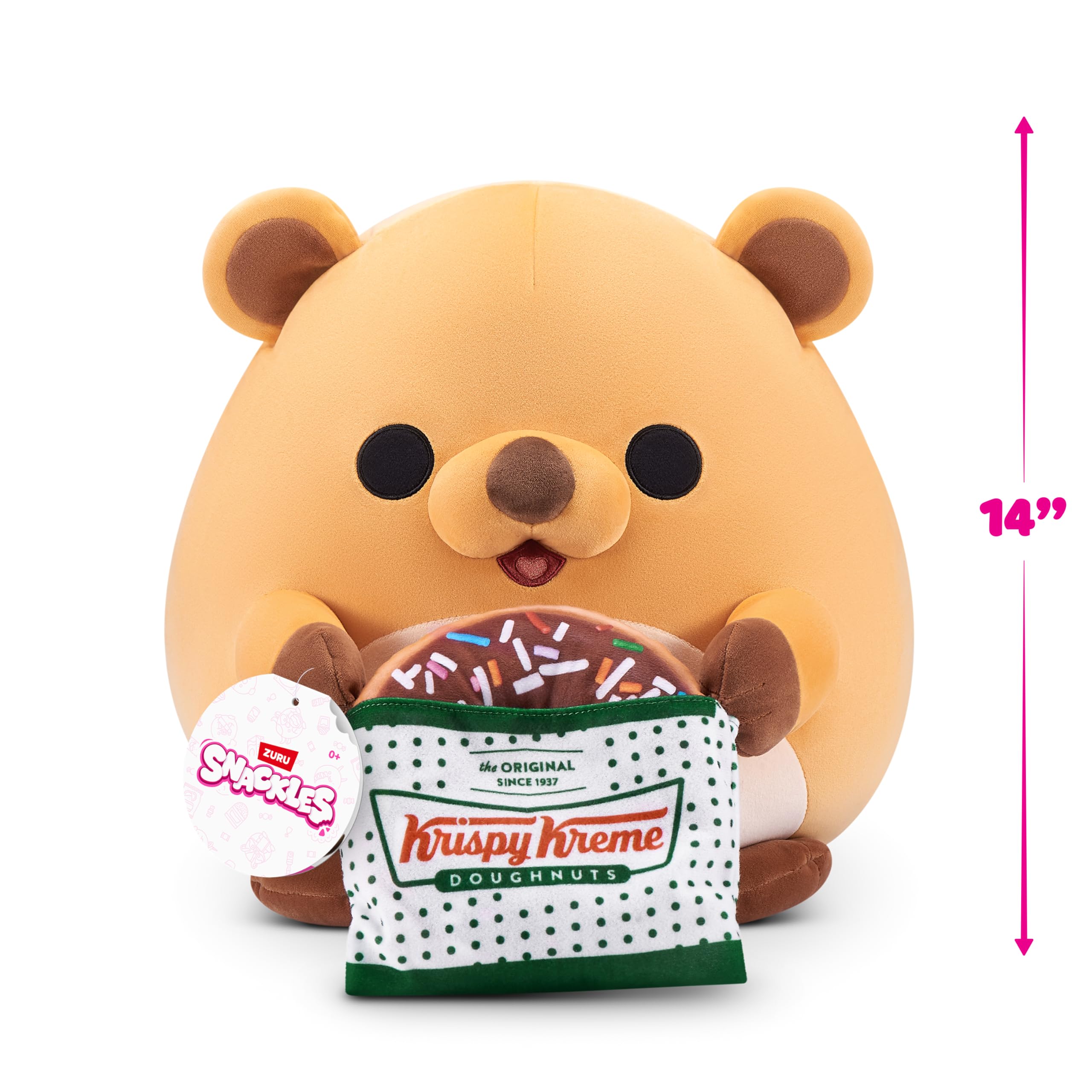 Snackles Series 3 14-inch Plush - Frankie by ZURU, Collectible Soft Toy with Snack 9