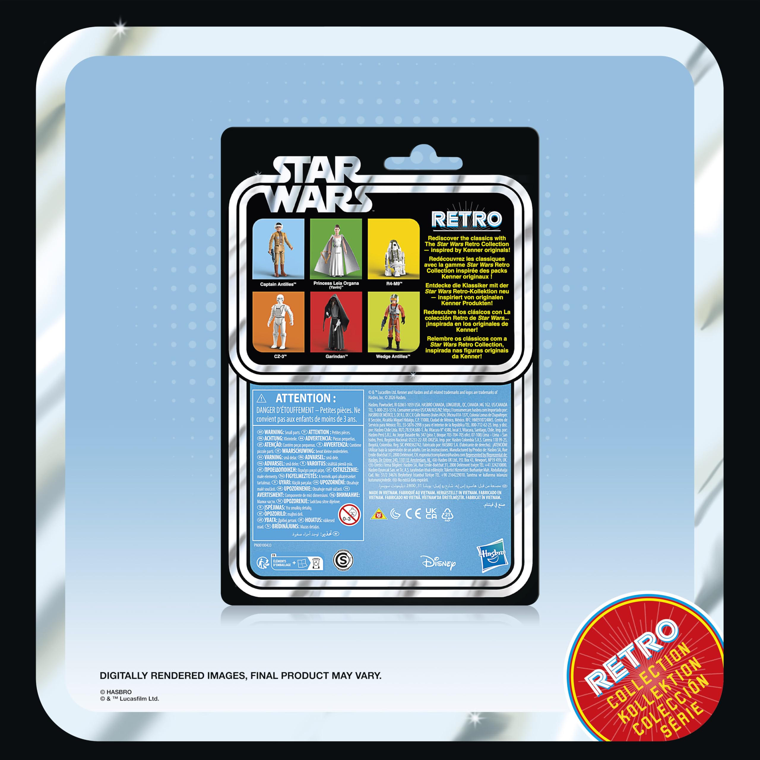 Star Wars Retro Collection A New Hope Episode IV Action Figures - 3.75 Inch Scale, 6 Figures 8
