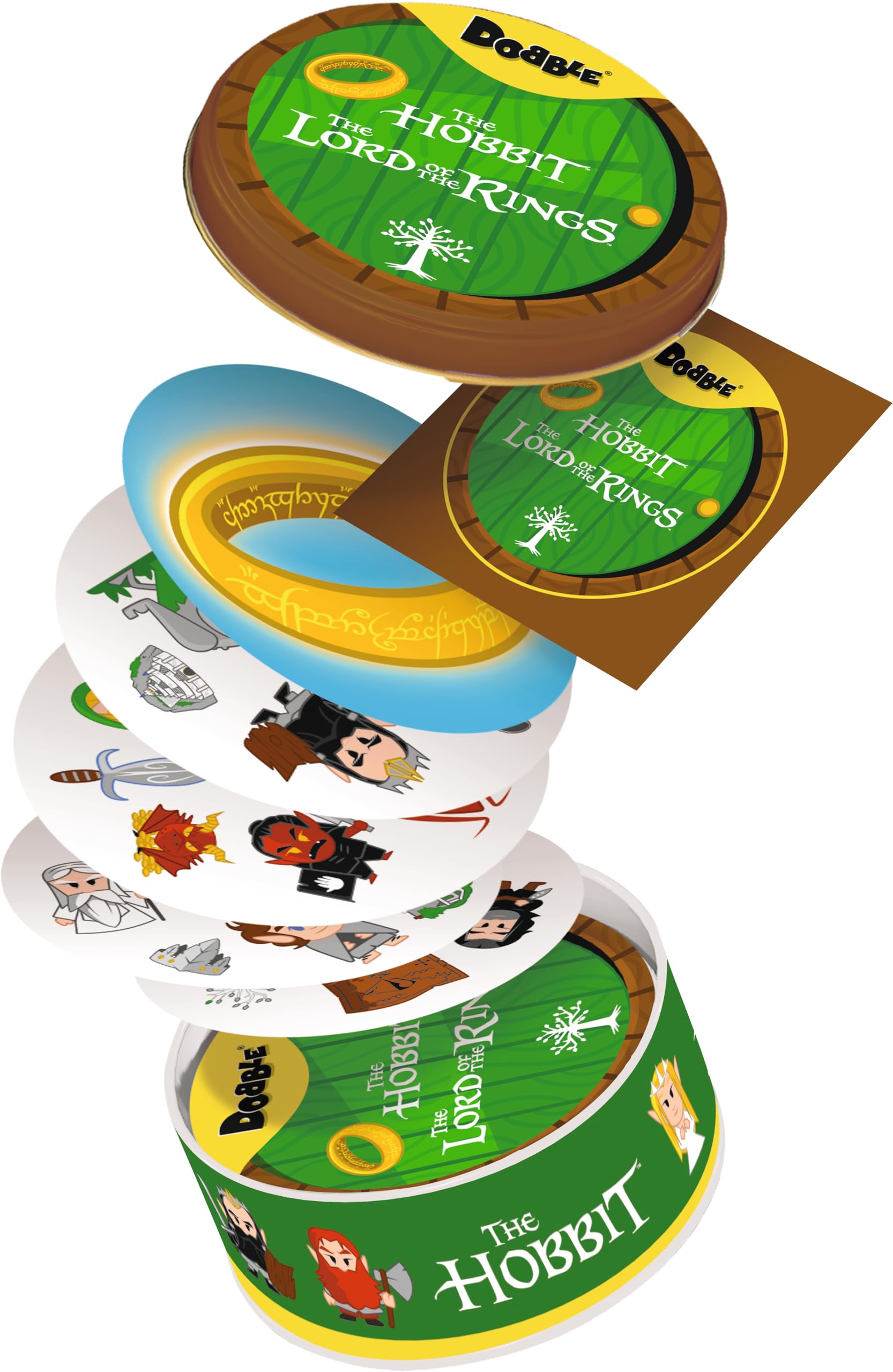 Asmodee Dobble Herr der Ringe – Suche nach dem Einen Ring – Kartenspiel 3