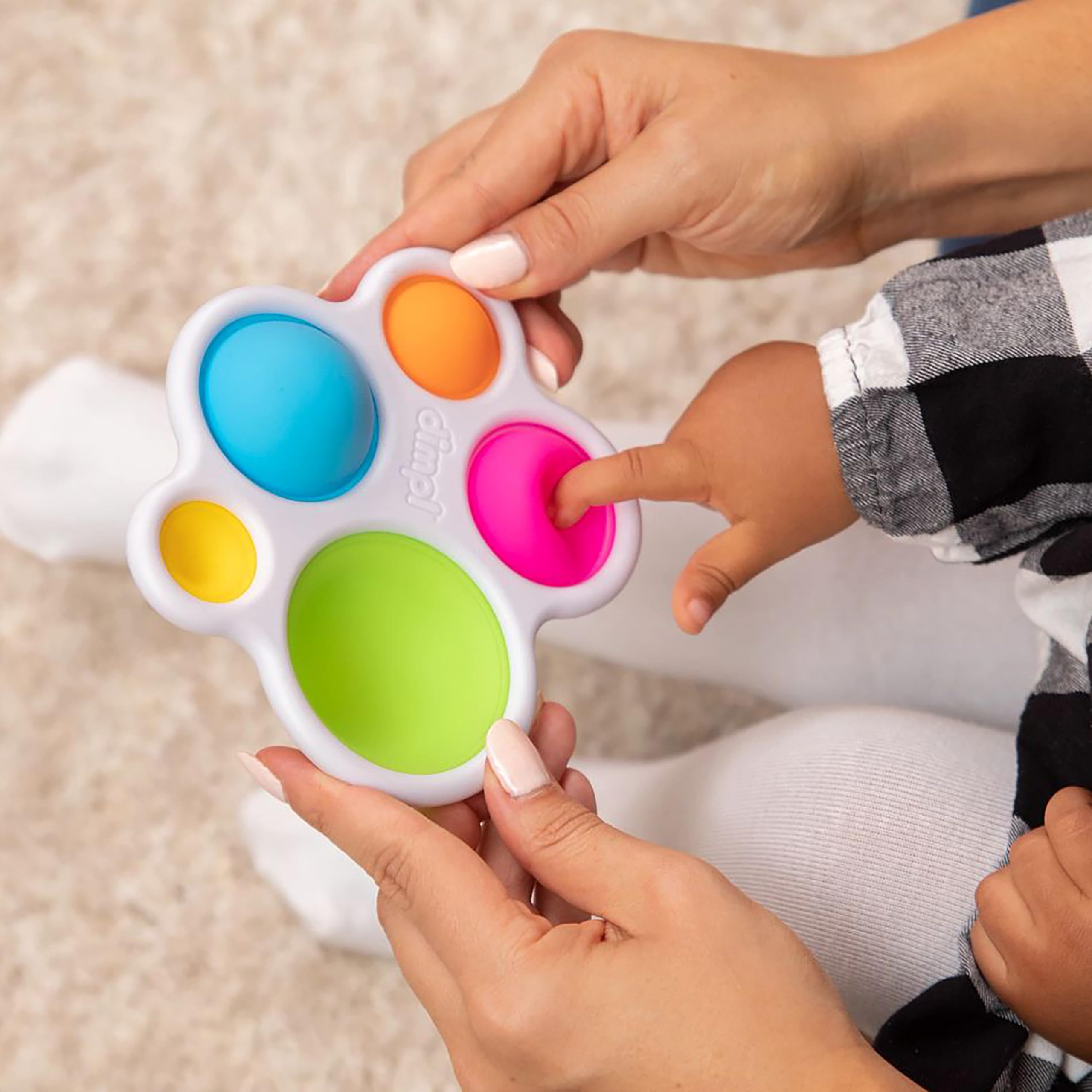 Dimpl - Sensory Push and Pop Toy for Babies 6 Months+ 13
