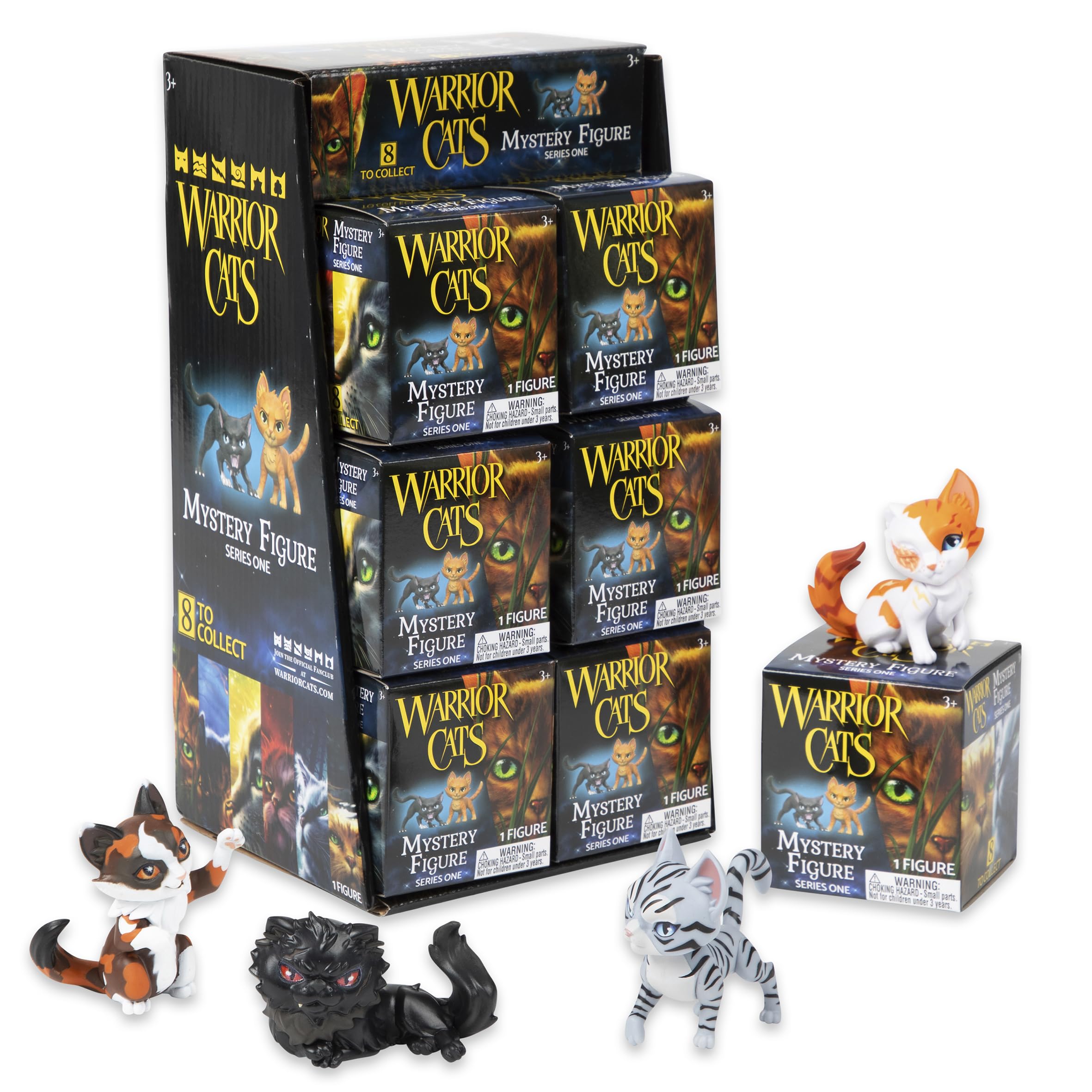 Warrior Cats 2.5 Inch Mystery Action Figure - Series 1 Collectible | Plastic | Ages 3+ 4