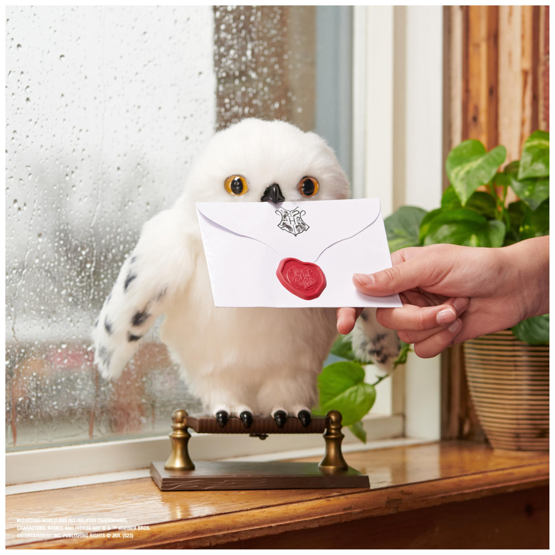 Wizarding World Enchanting Hedwig Hibou interactif Harry Potter avec plus de 15 sons