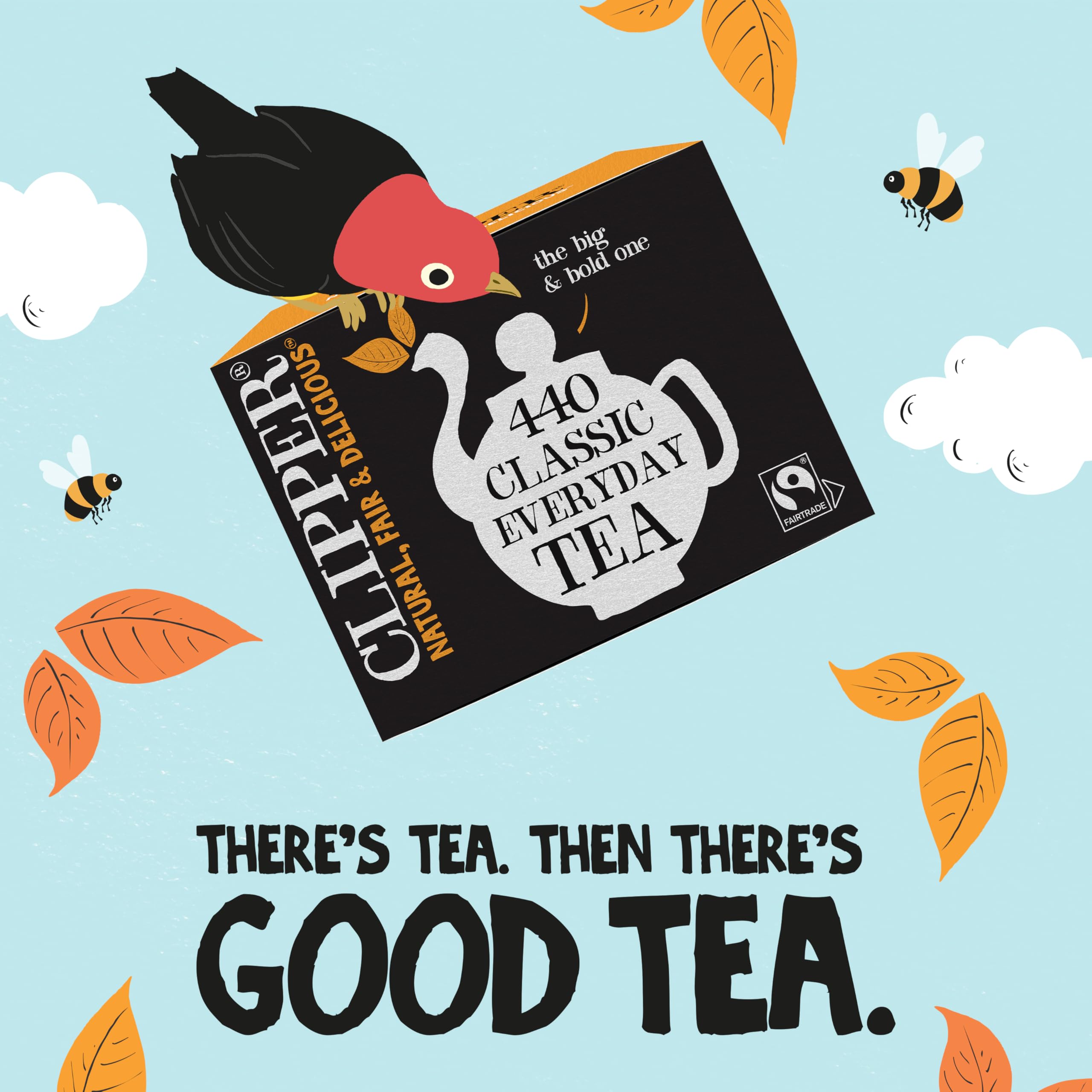 Clipper Fairtrade Everyday One Cup Teabags (440 Teabags) 15