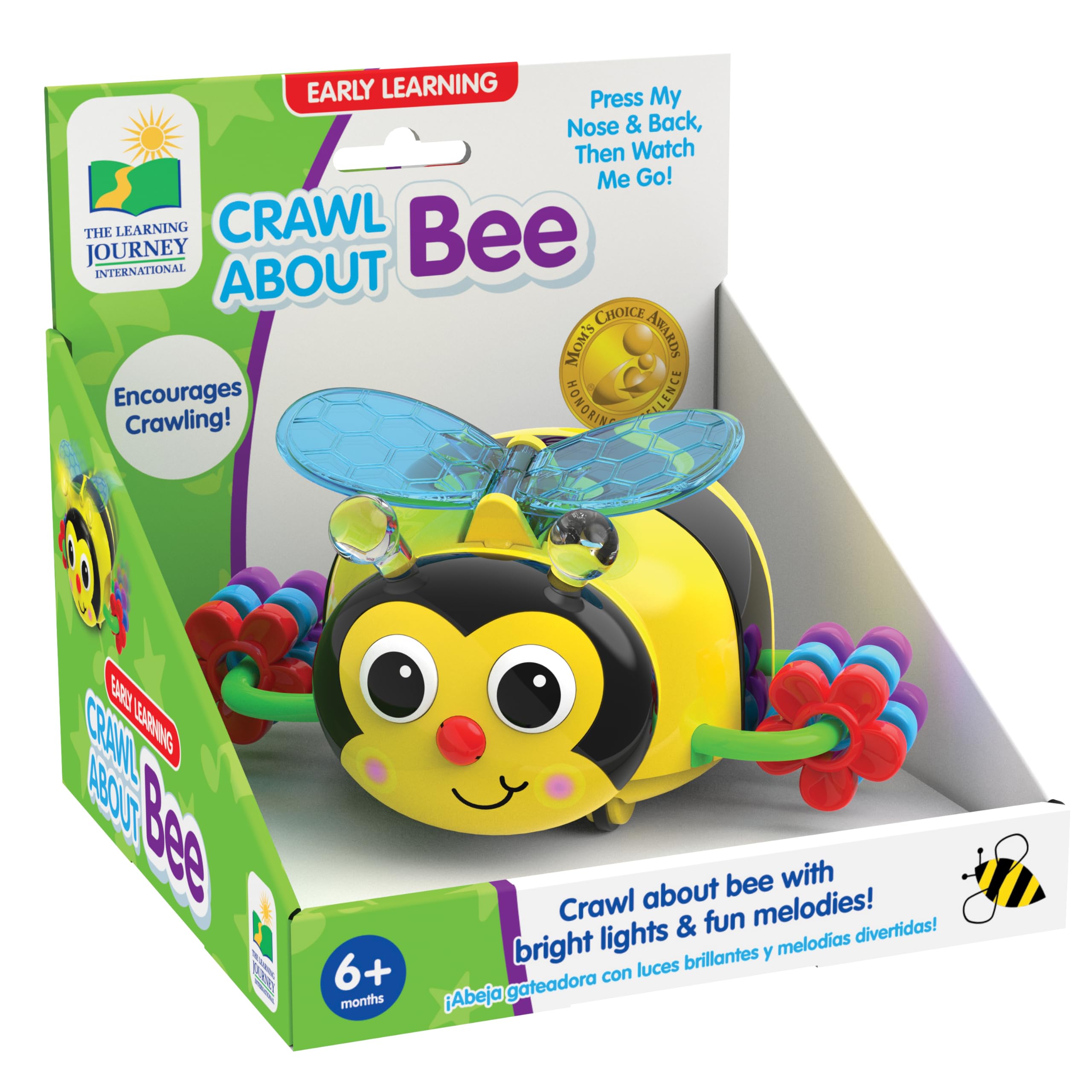 The Learning Journey Crawl About Bee - Interactive Light-Up Toy with Music for 6+ Months 1