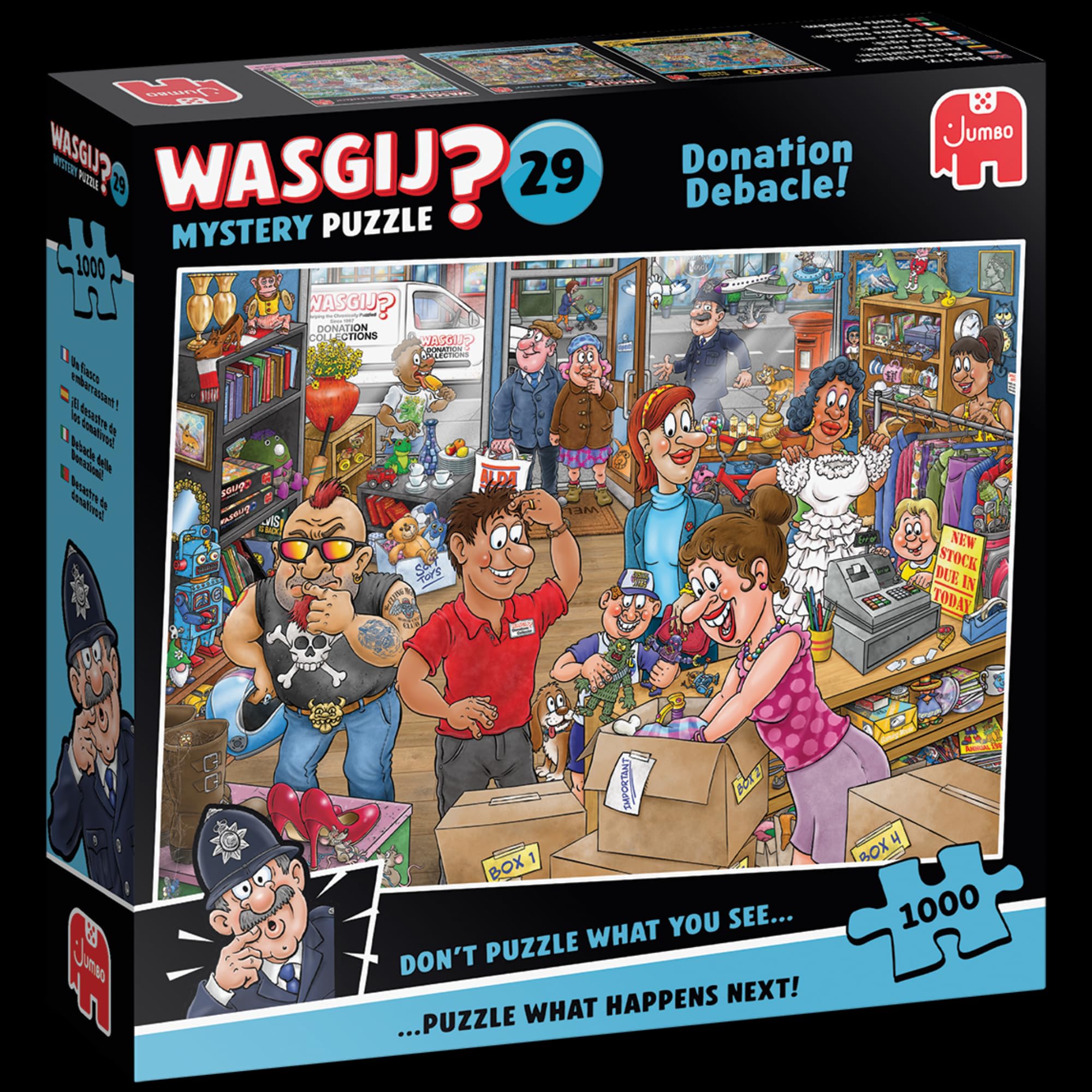 Wasgij Mystery 29 - Donation Debacle 1000 Piece Jigsaw Puzzle 3